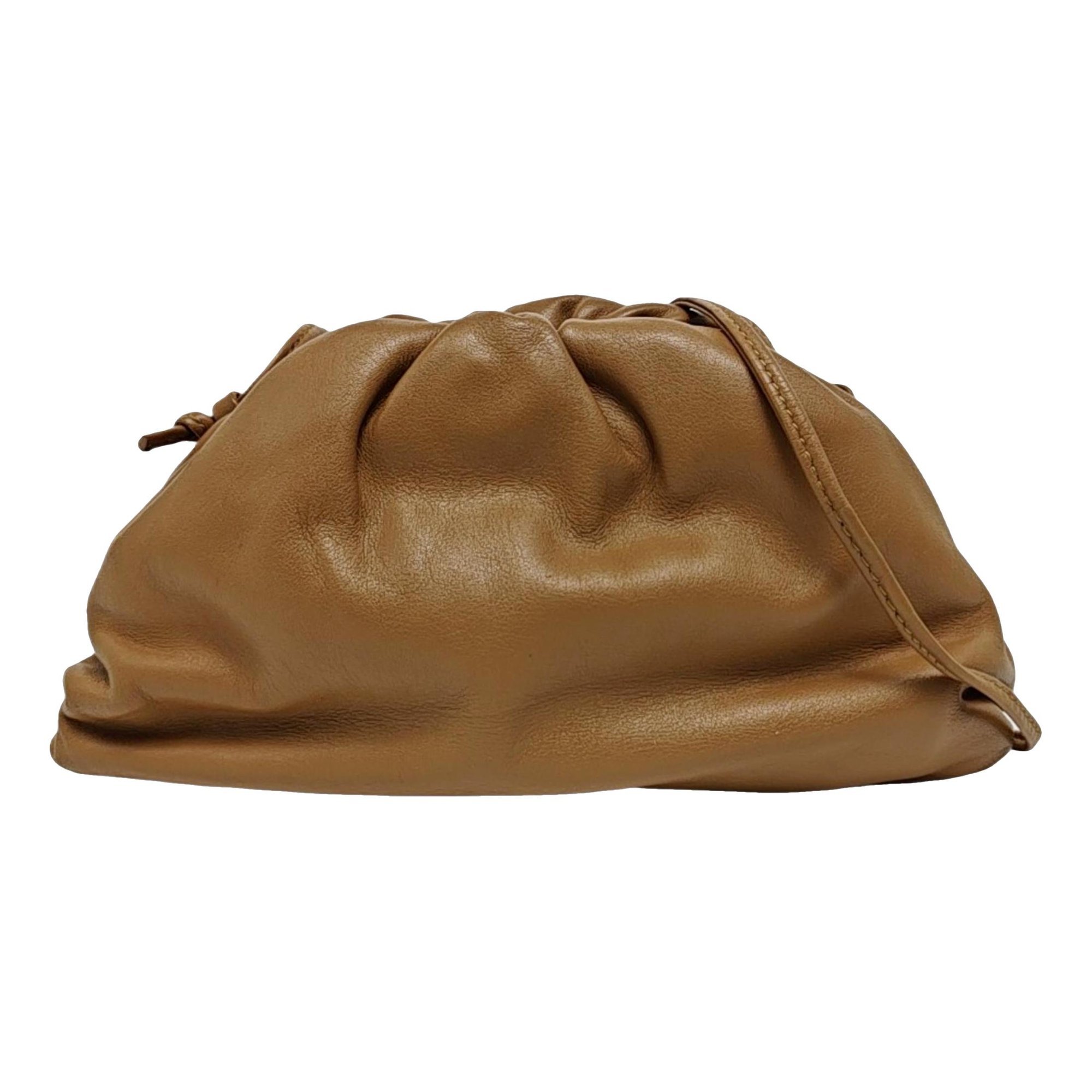 Pouch leather crossbody bag
