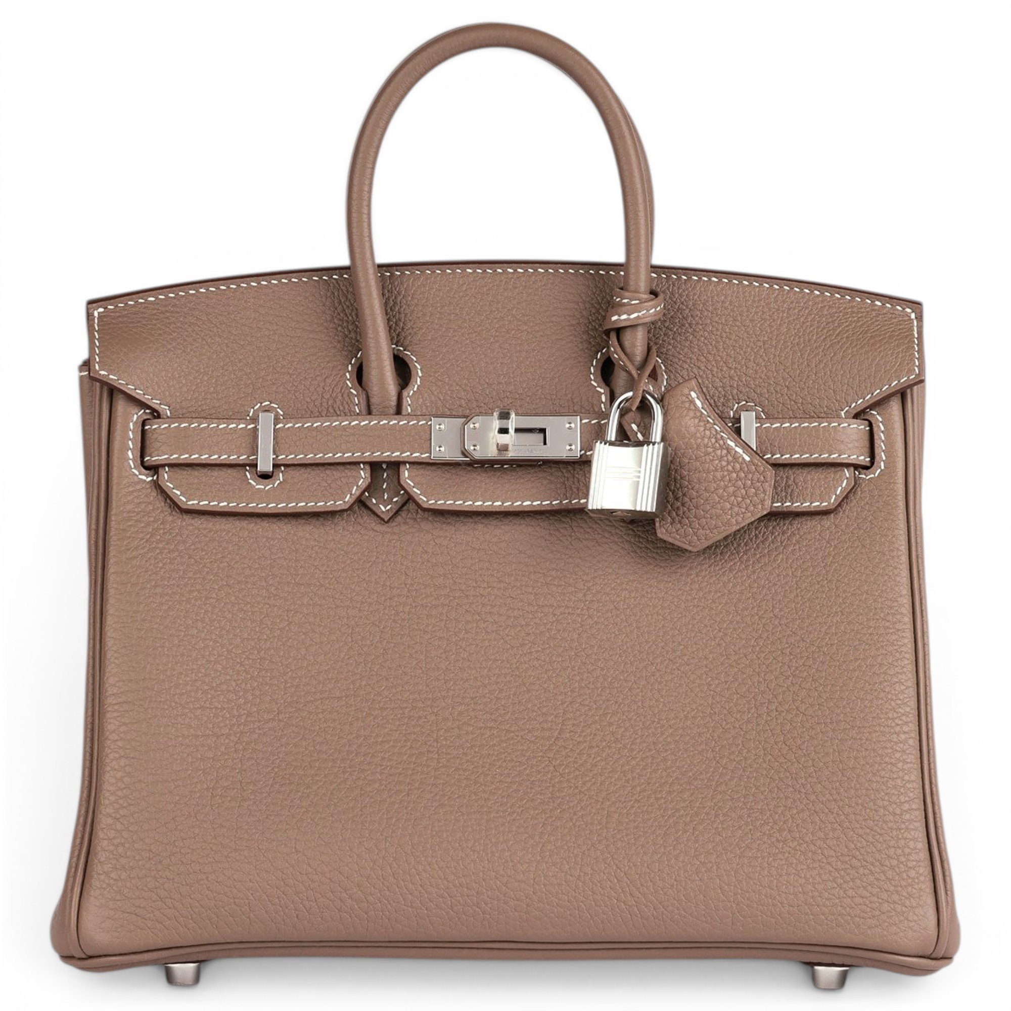 Birkin 25 leather tote