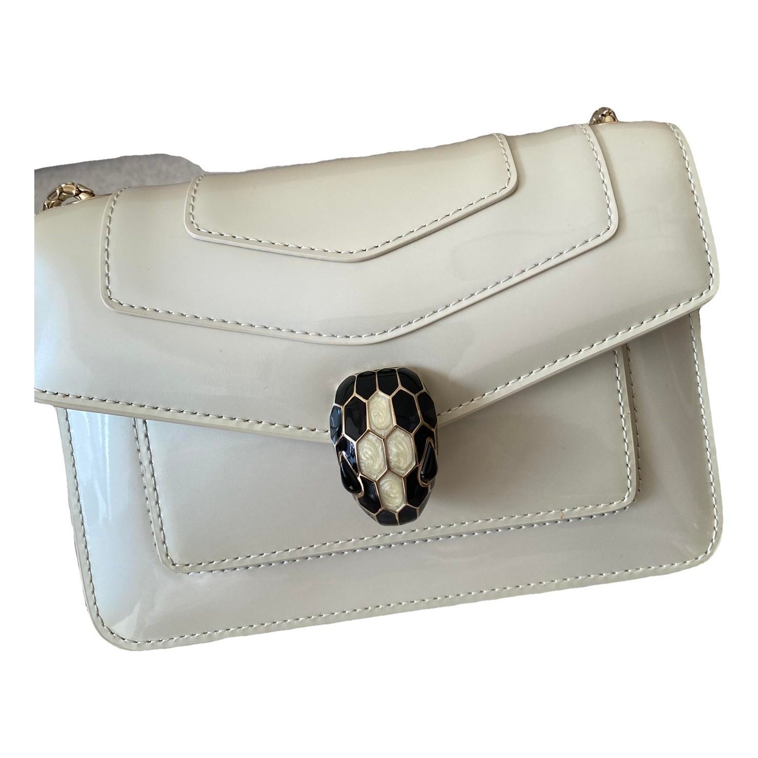 Bvlgari Serpenti patent leather crossbody bag