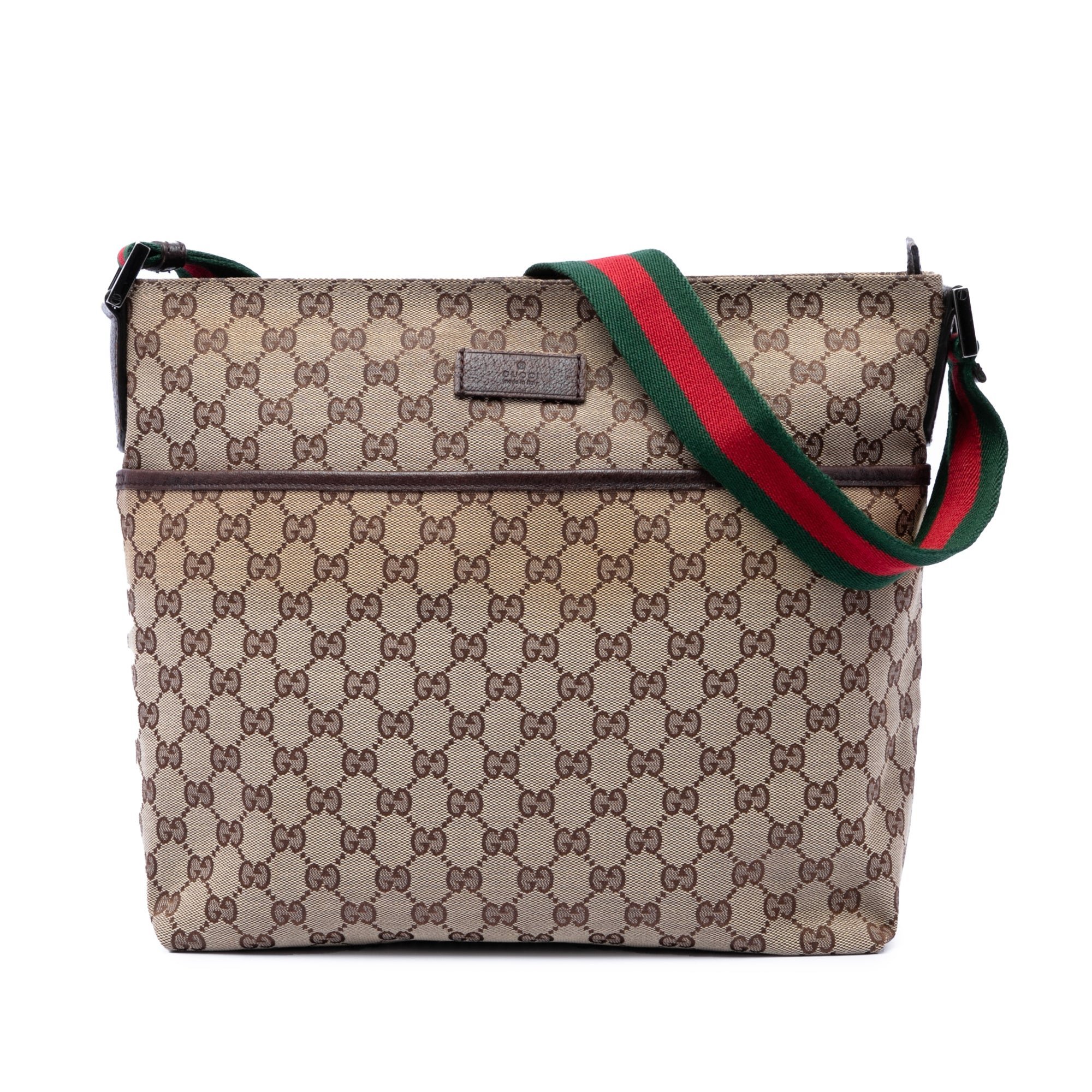 Gucci B leather handbag