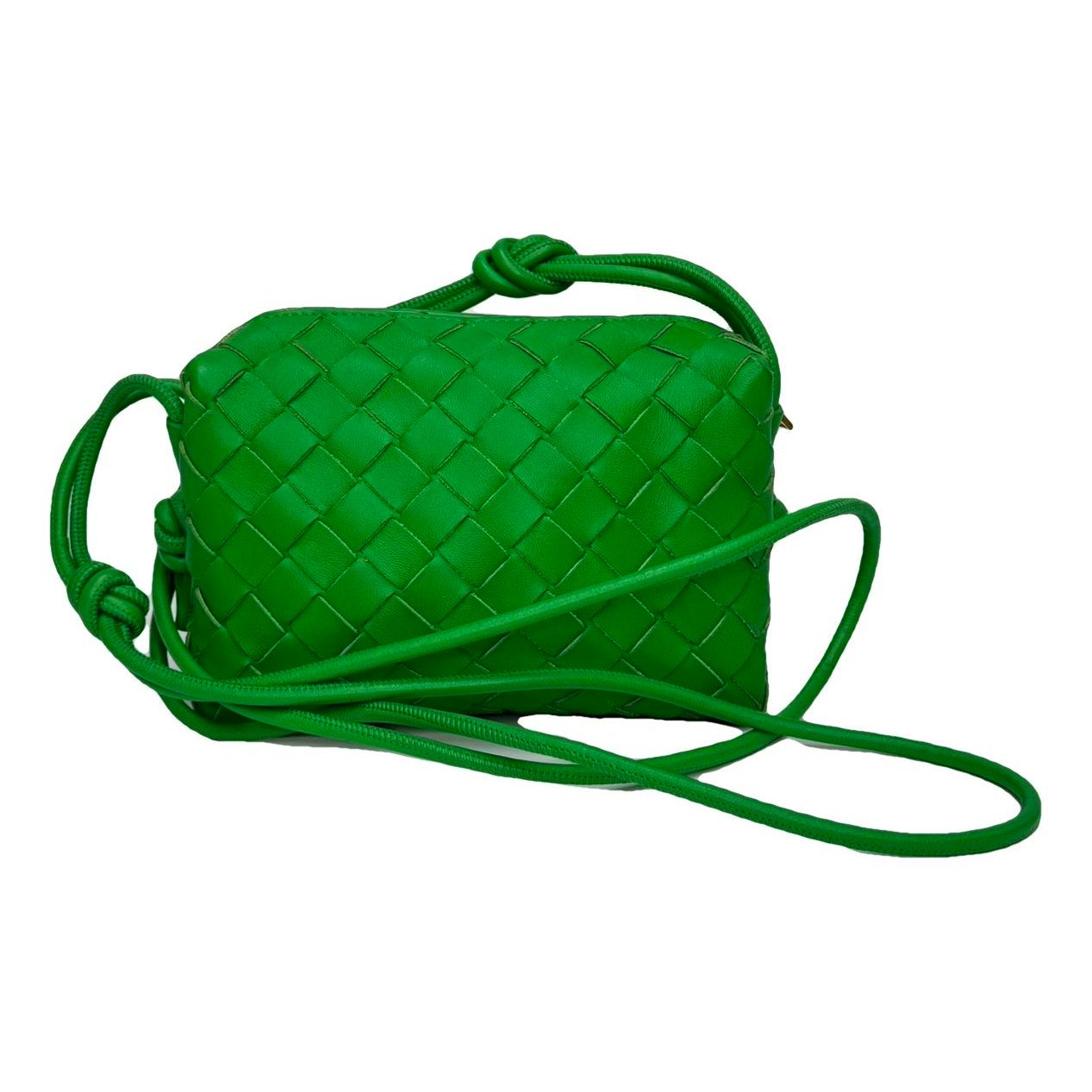 Loop leather crossbody bag