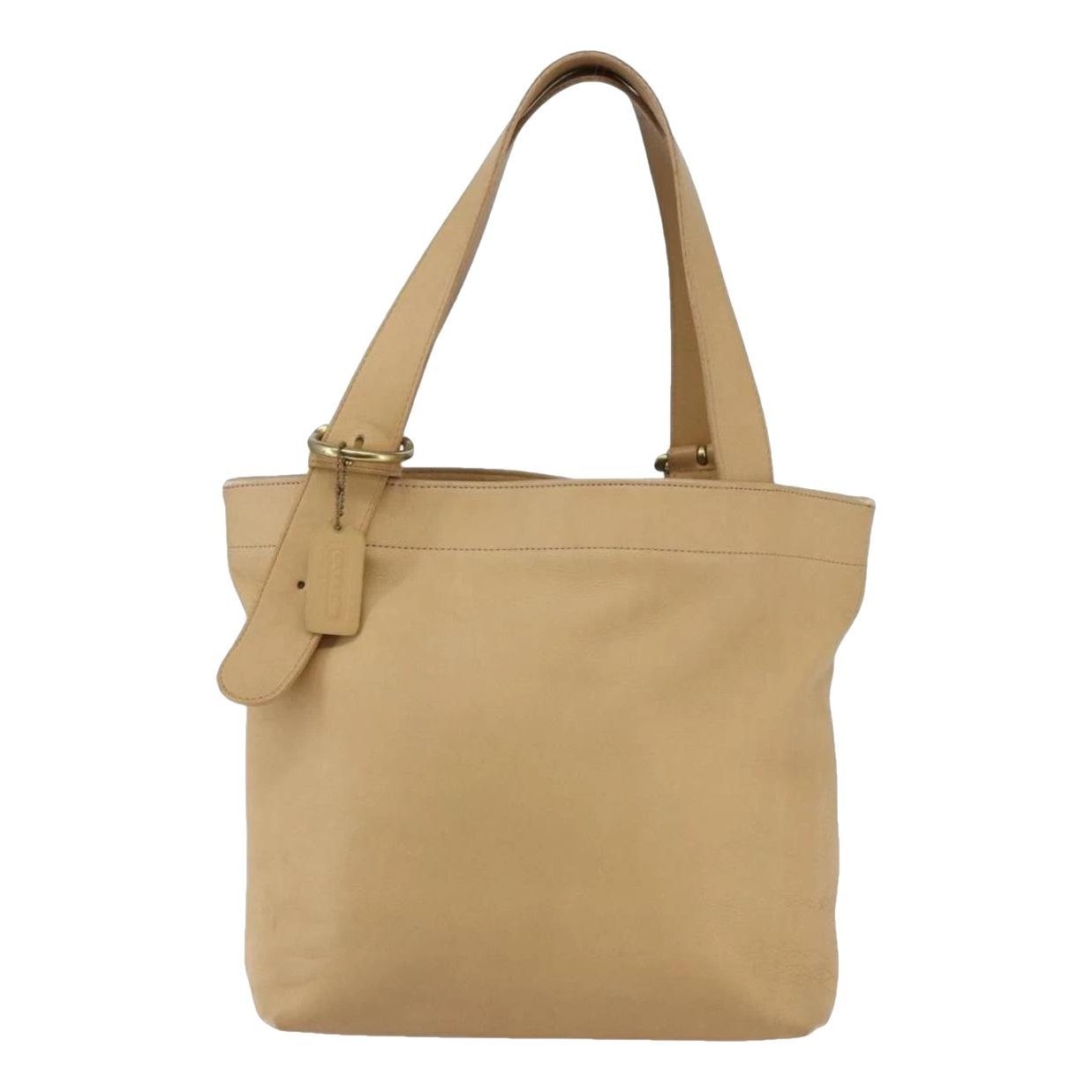 Leather tote