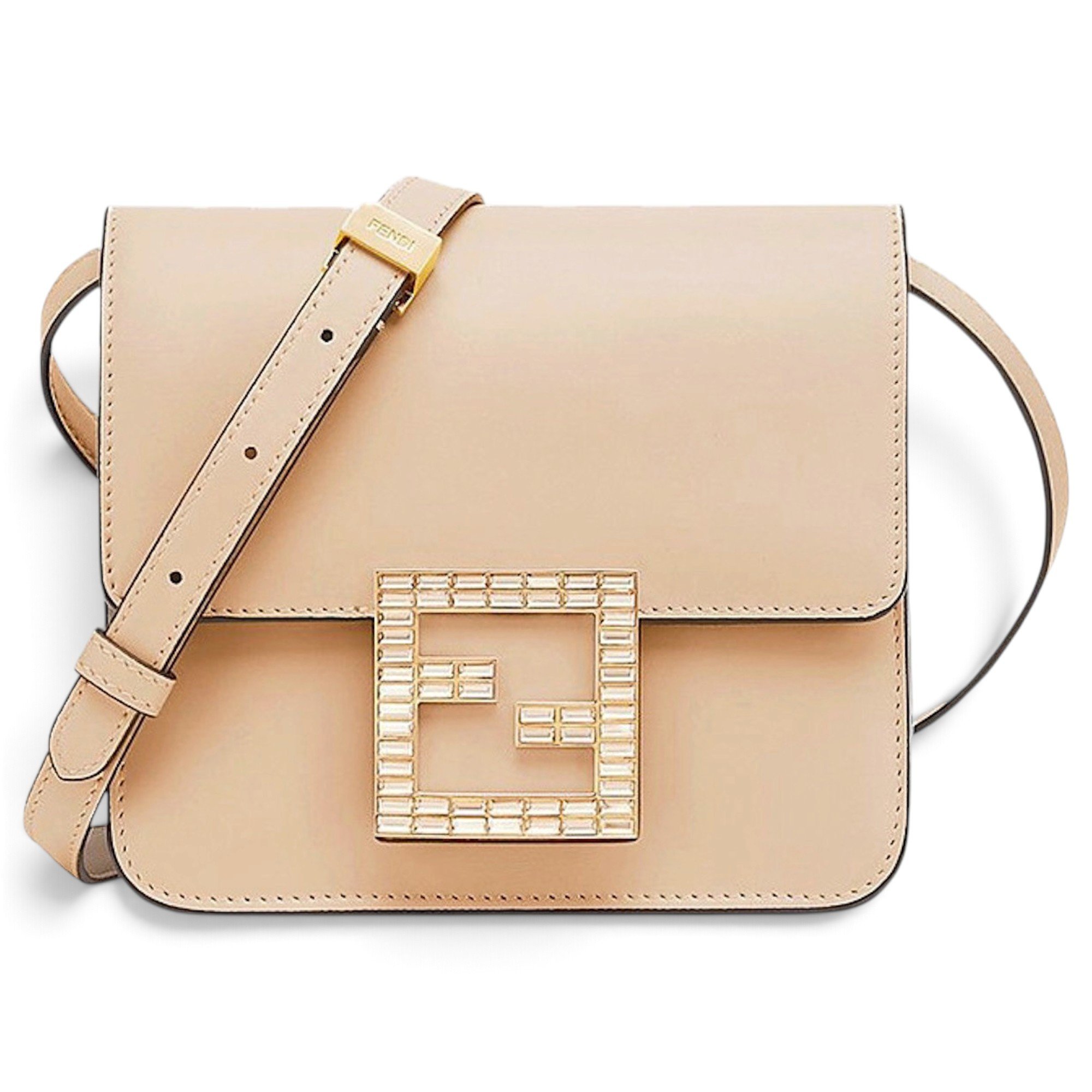 FF leather crossbody bag
