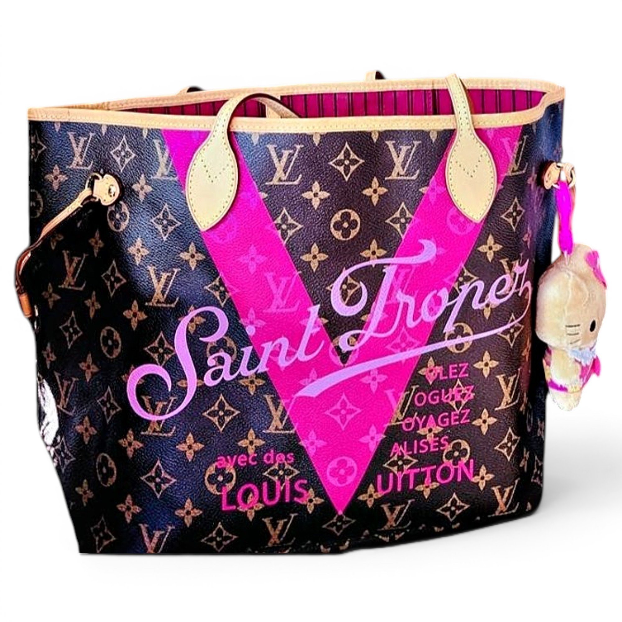 Neverfull leather handbag