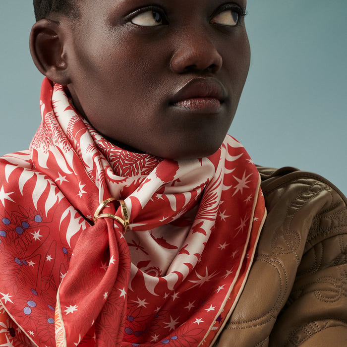 Permabrass Trio Scarf 90 Ring