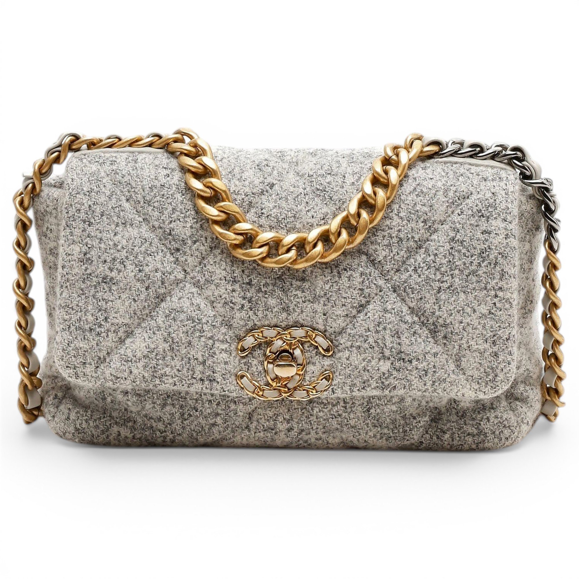 Chanel 19 wool handbag