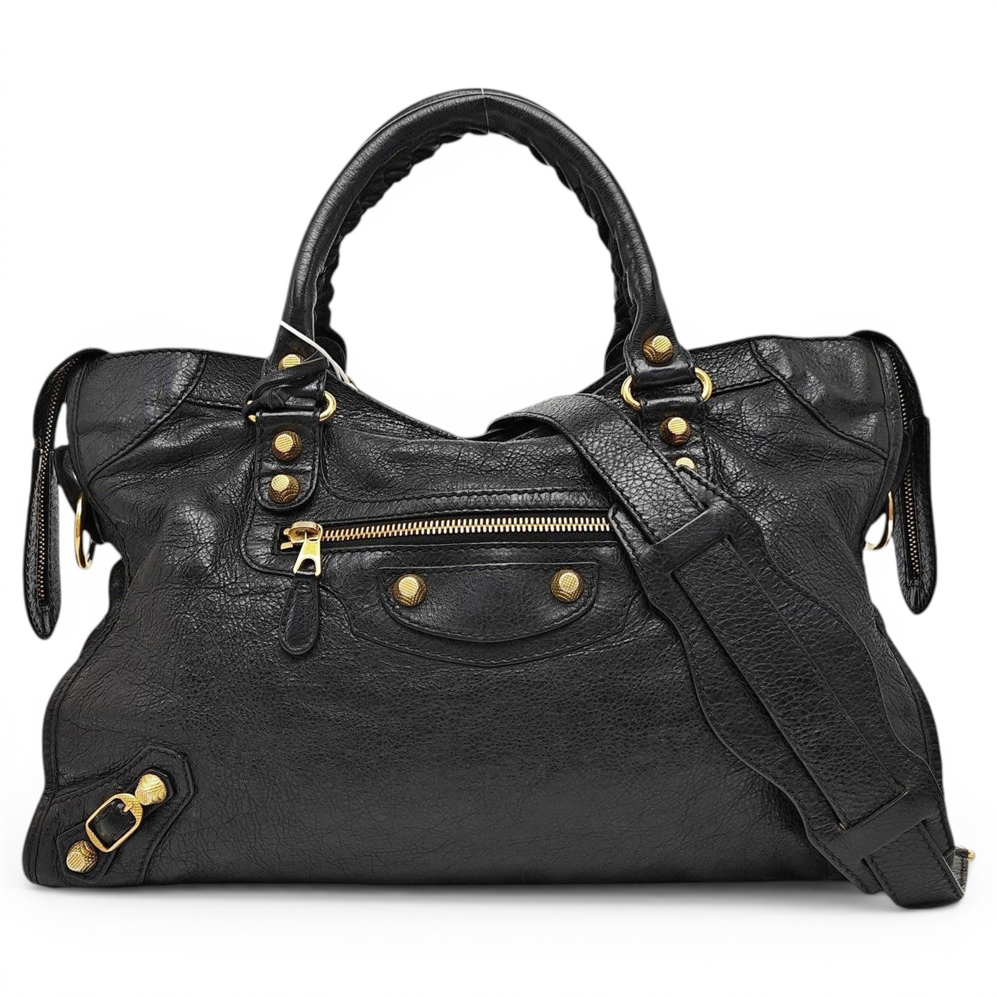 Leather handbag
