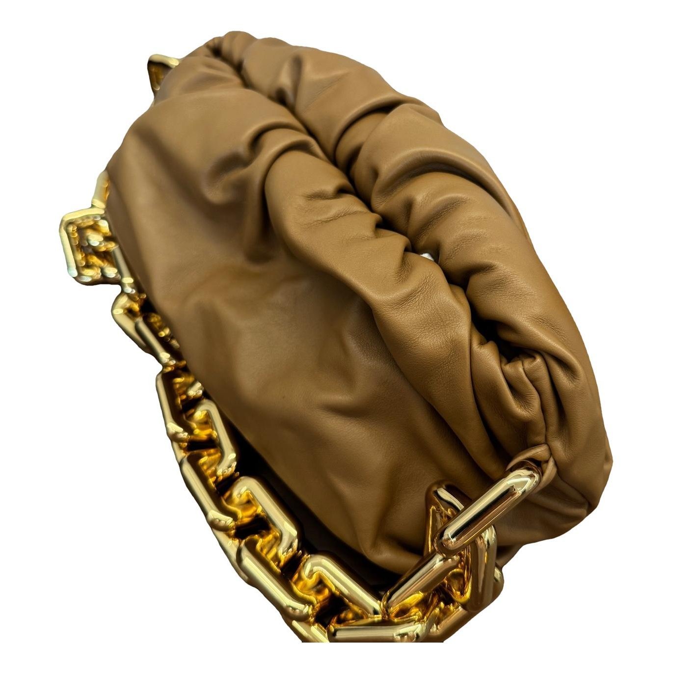 Chain Pouch leather handbag