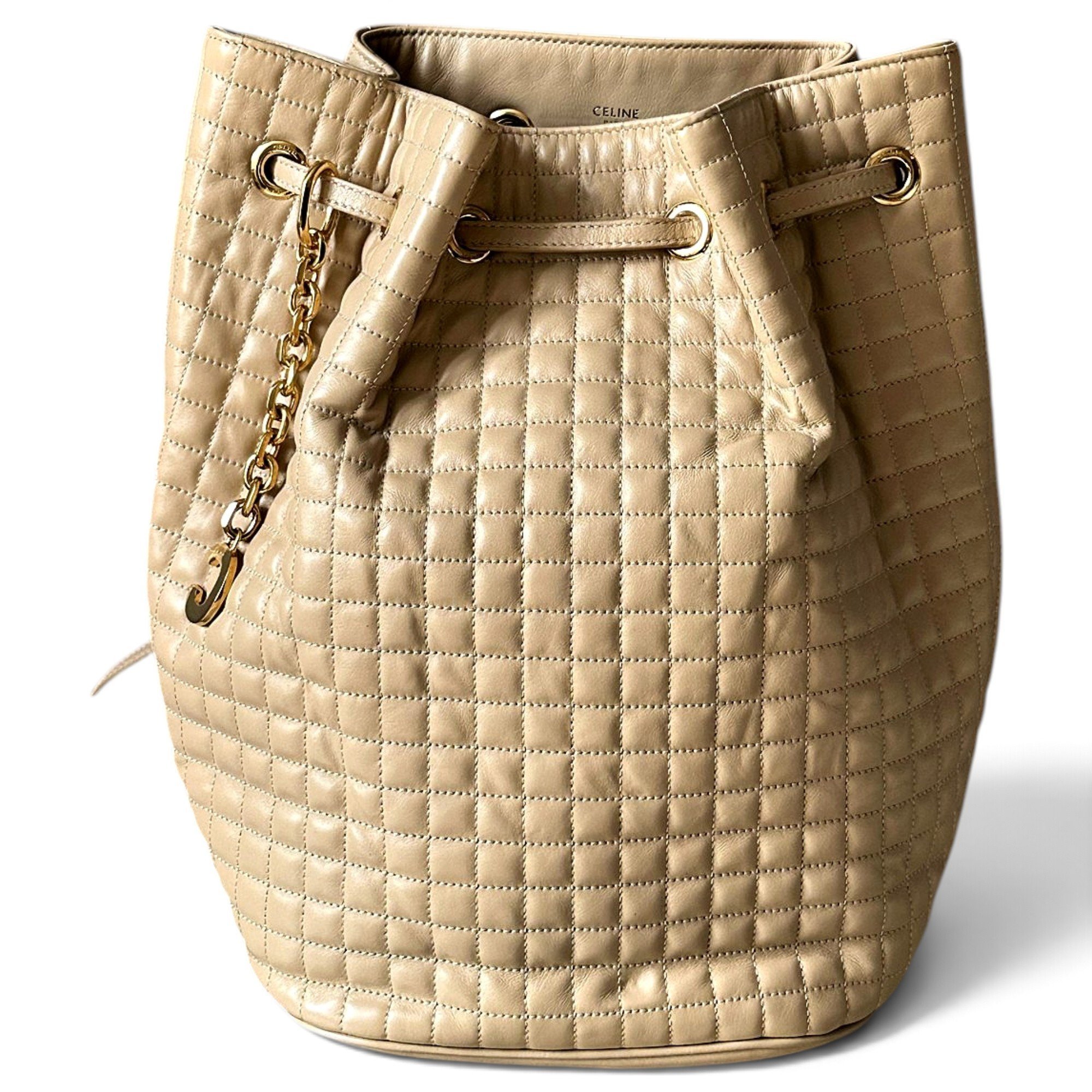 Leather backpack