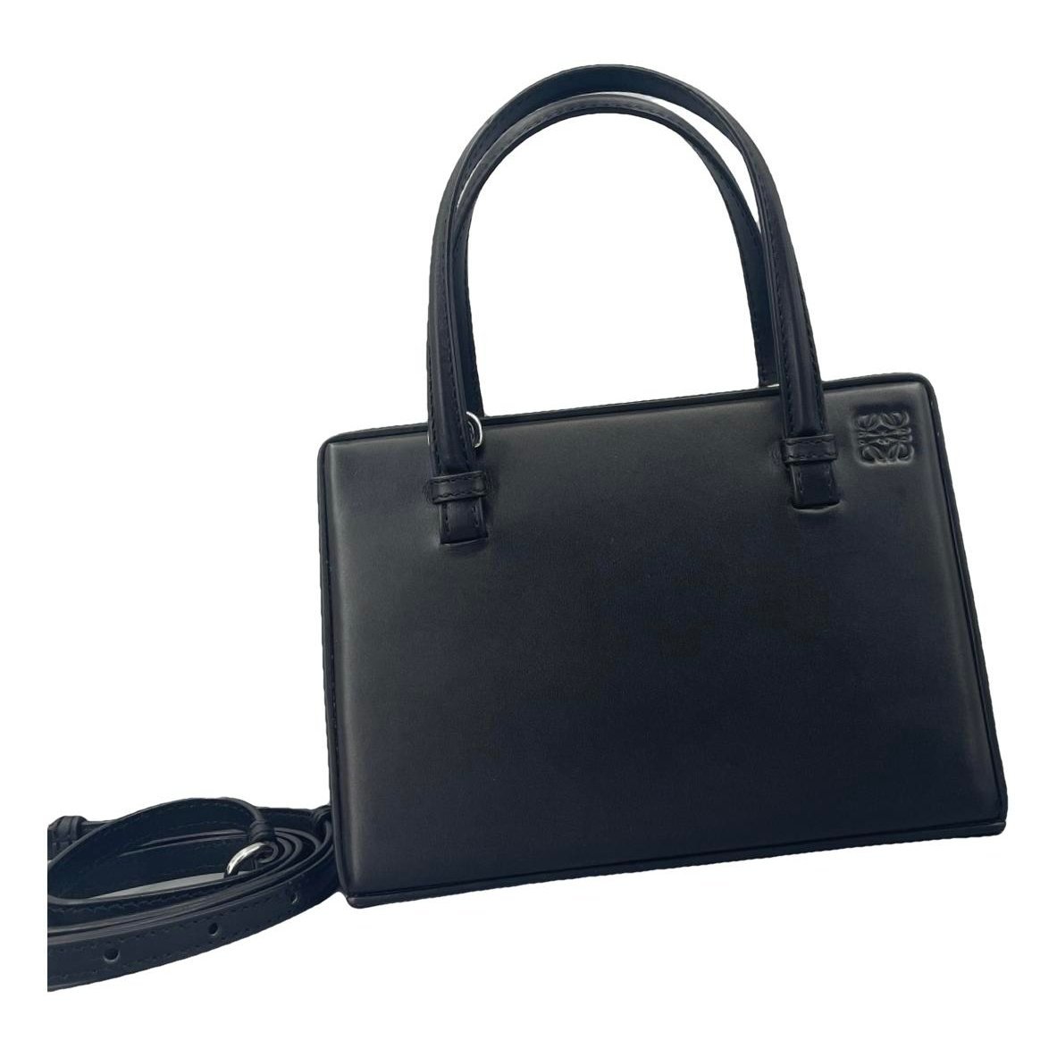 Postal leather handbag
