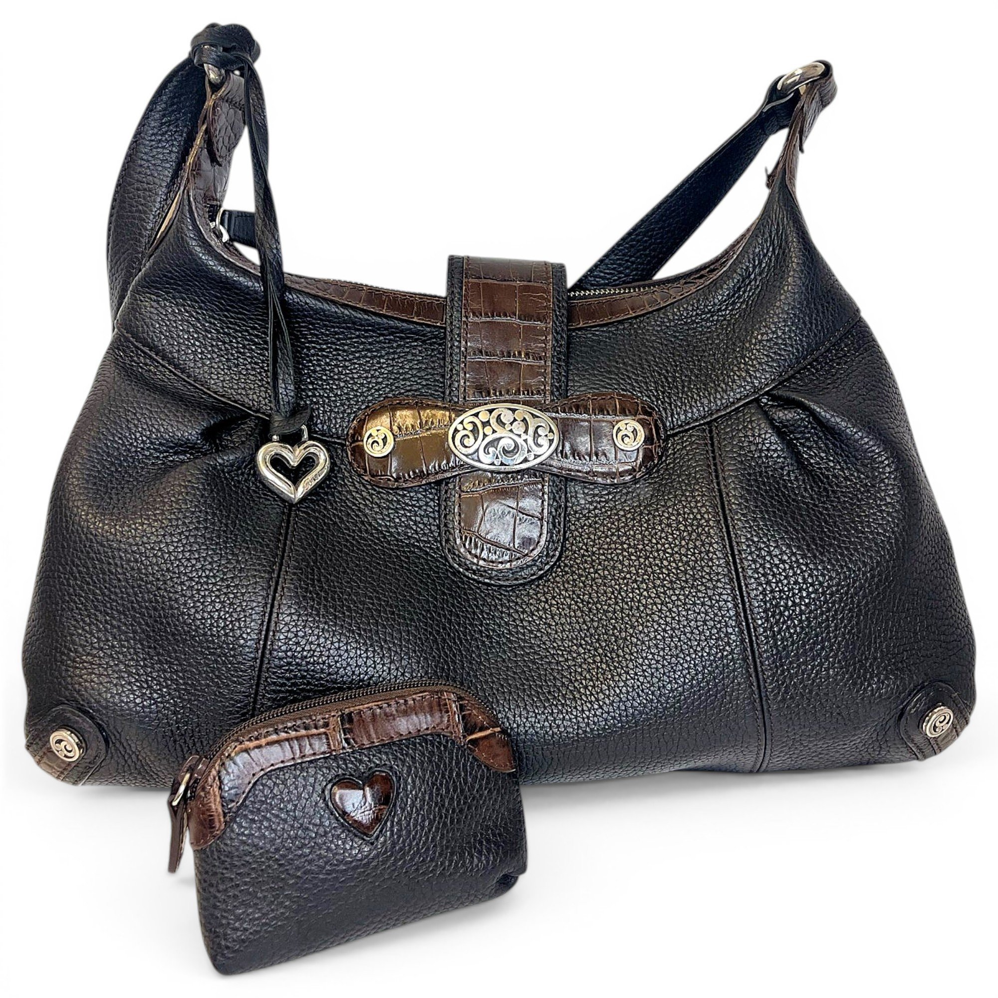 Leather handbag