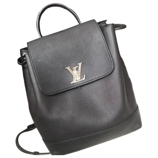 Lockme leather backpack