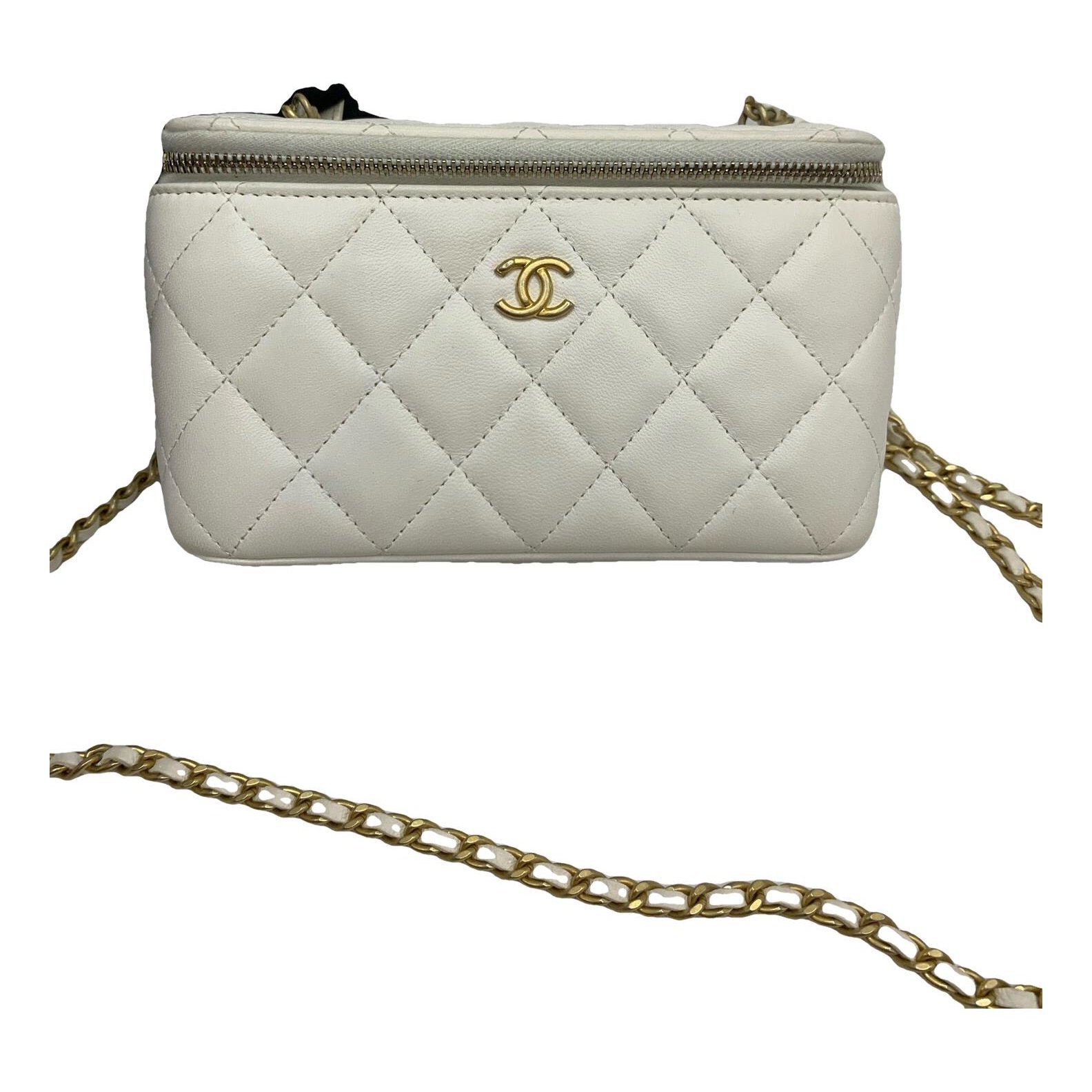 Trendy CC Vanity leather handbag