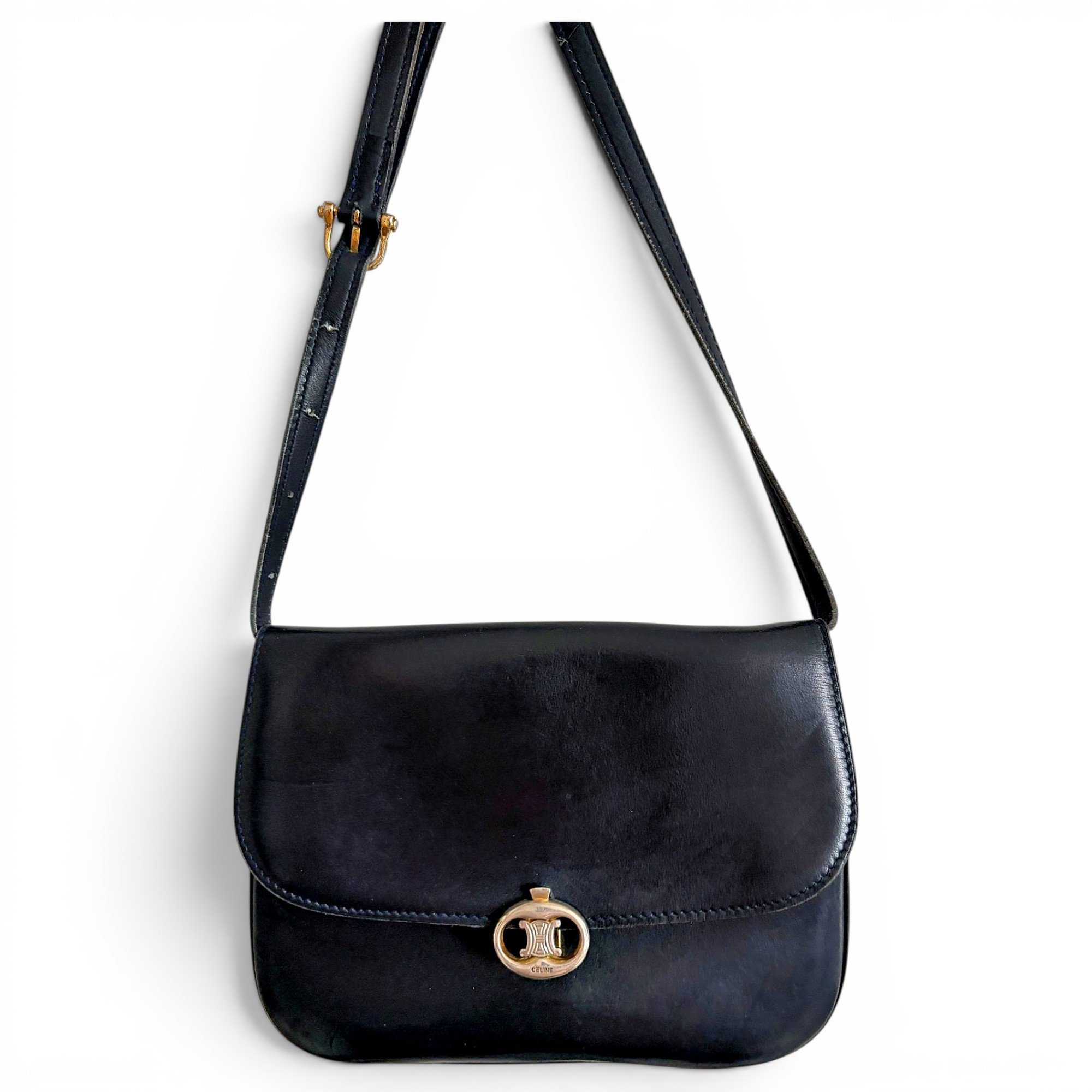 Triomphe leather crossbody bag