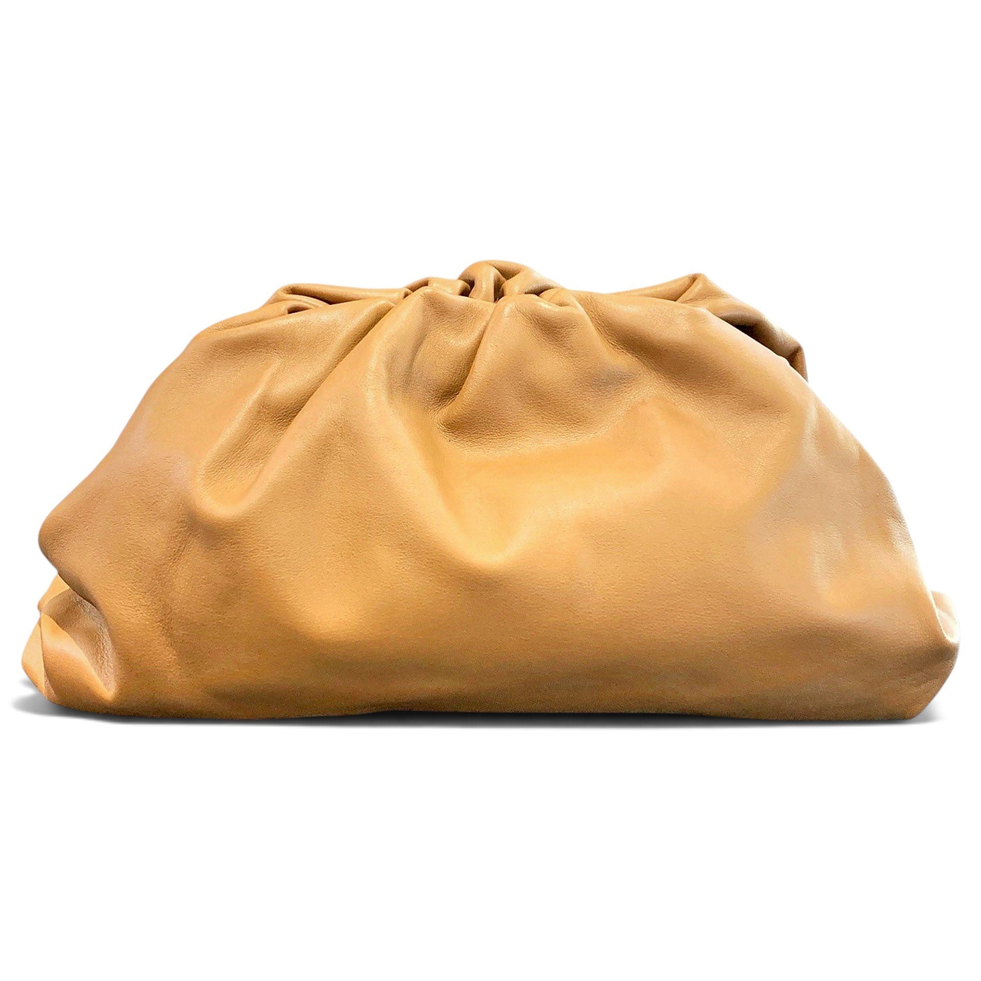 Pouch leather crossbody bag