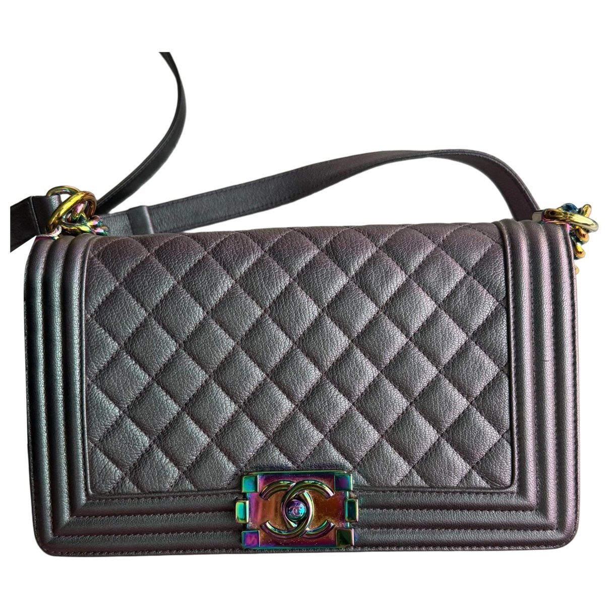 Boy leather crossbody bag
