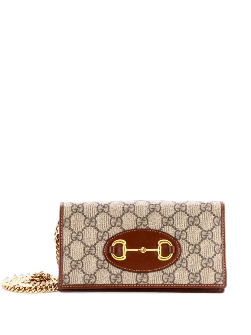 Horsebit 1955 Chain Wallet GG Coated Canvas crossbody bag