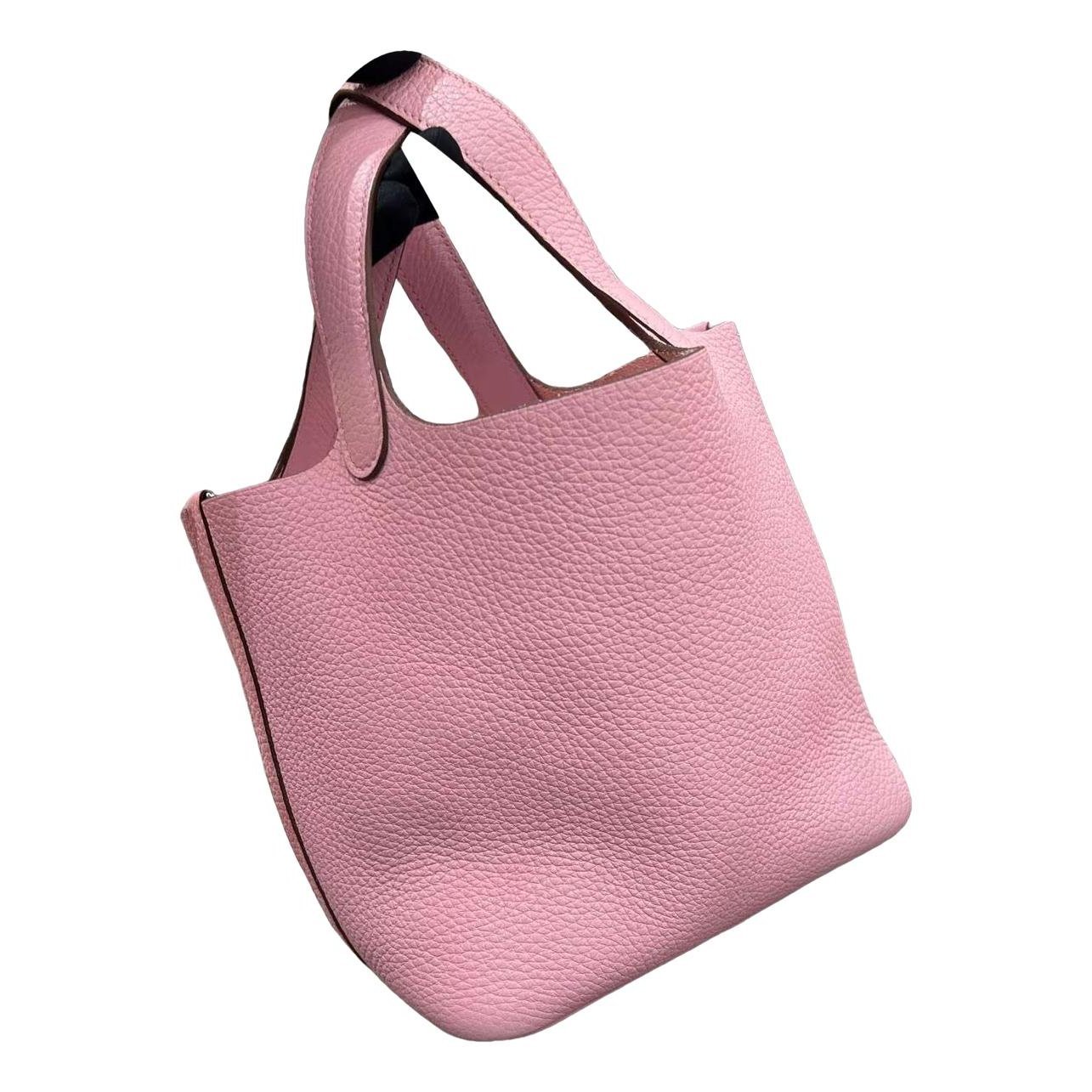 Picotin leather handbag