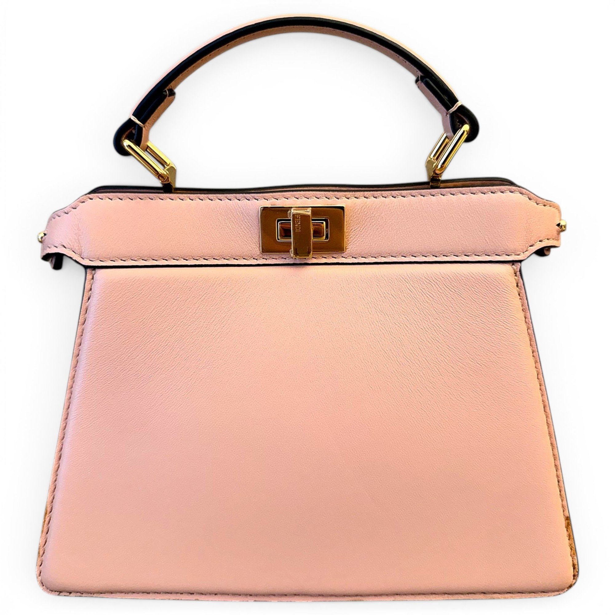 Peekaboo leather handbag