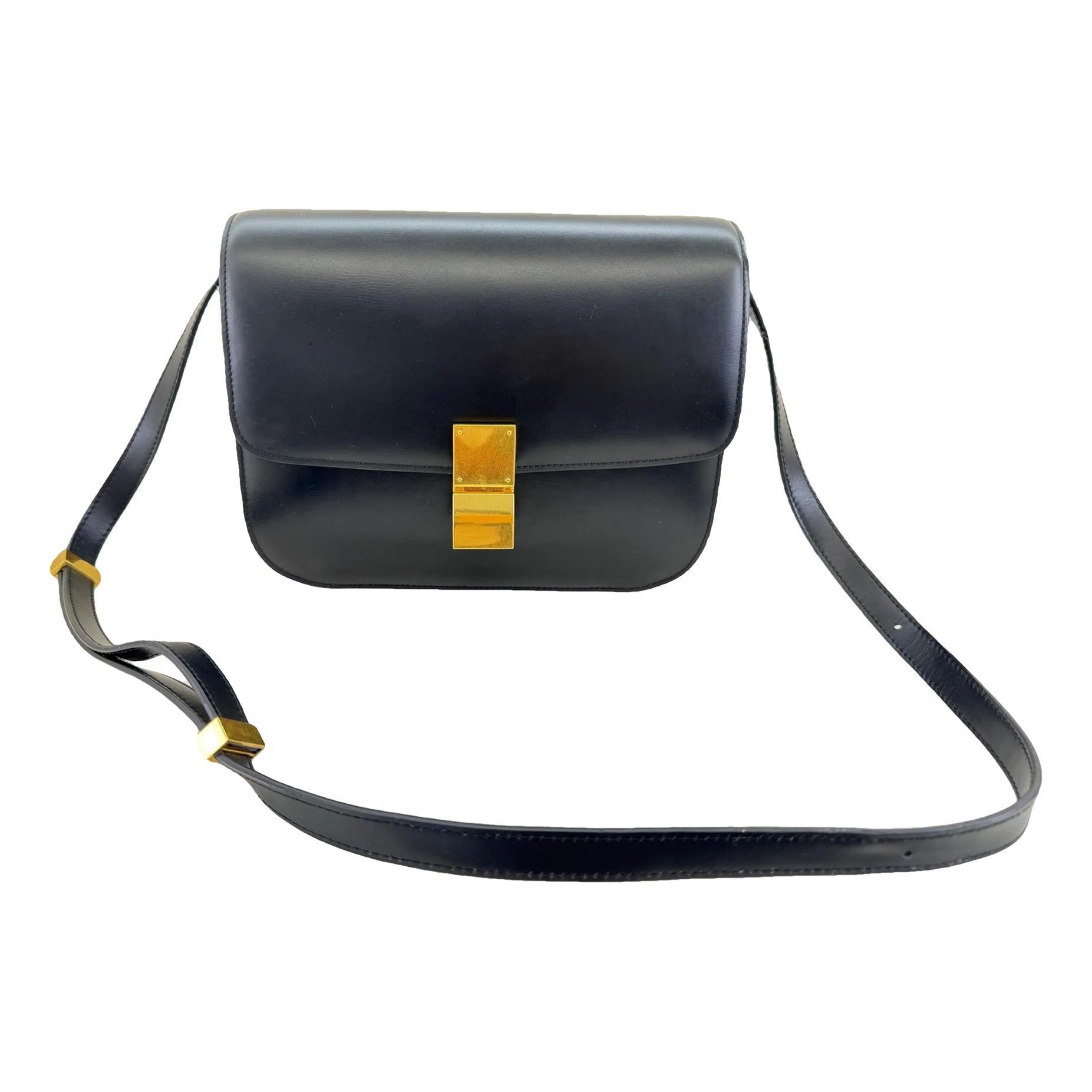 Classic leather crossbody bag