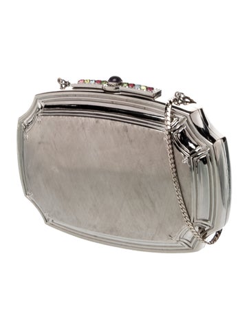 Judith Leiber Metal Minaudière