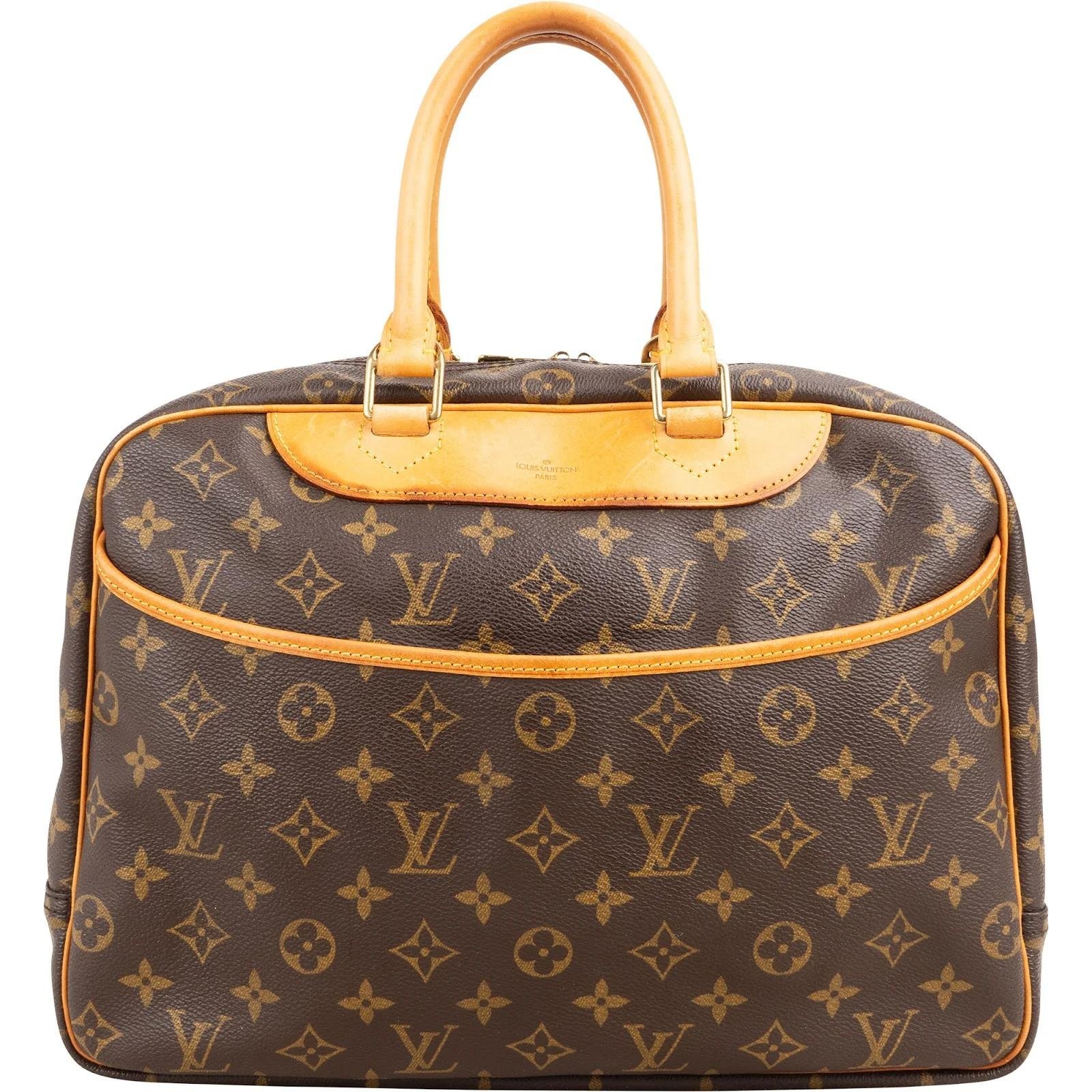 Louis Vuitton Deauville leather handbag