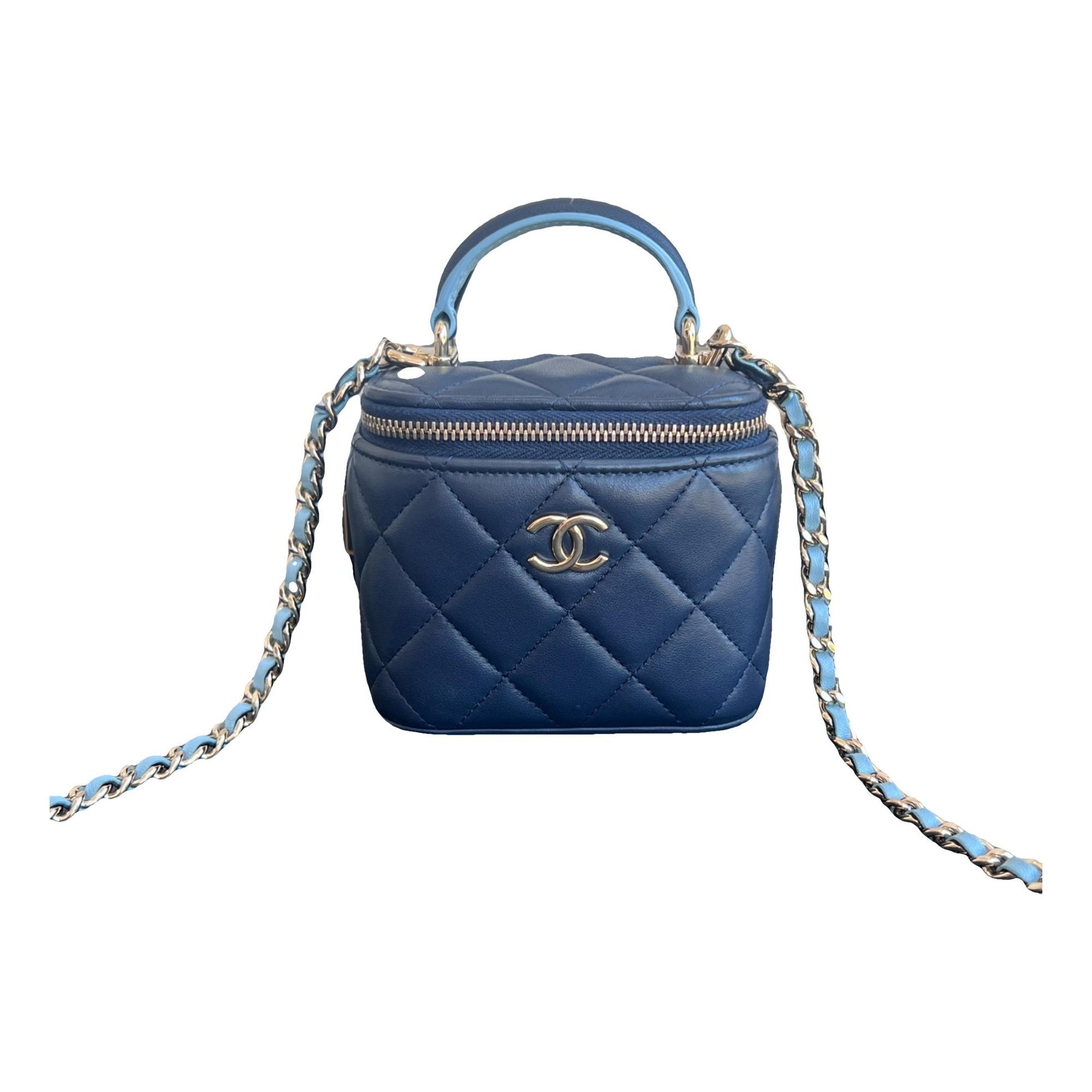 Trendy CC Vanity leather handbag