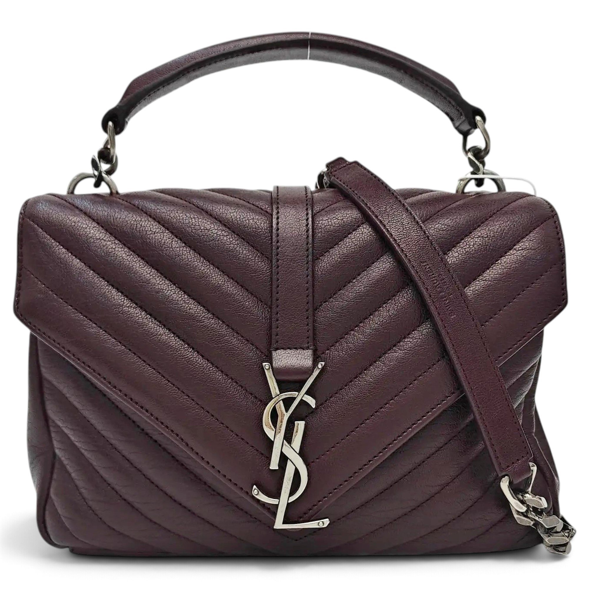Collége monogramme leather handbag