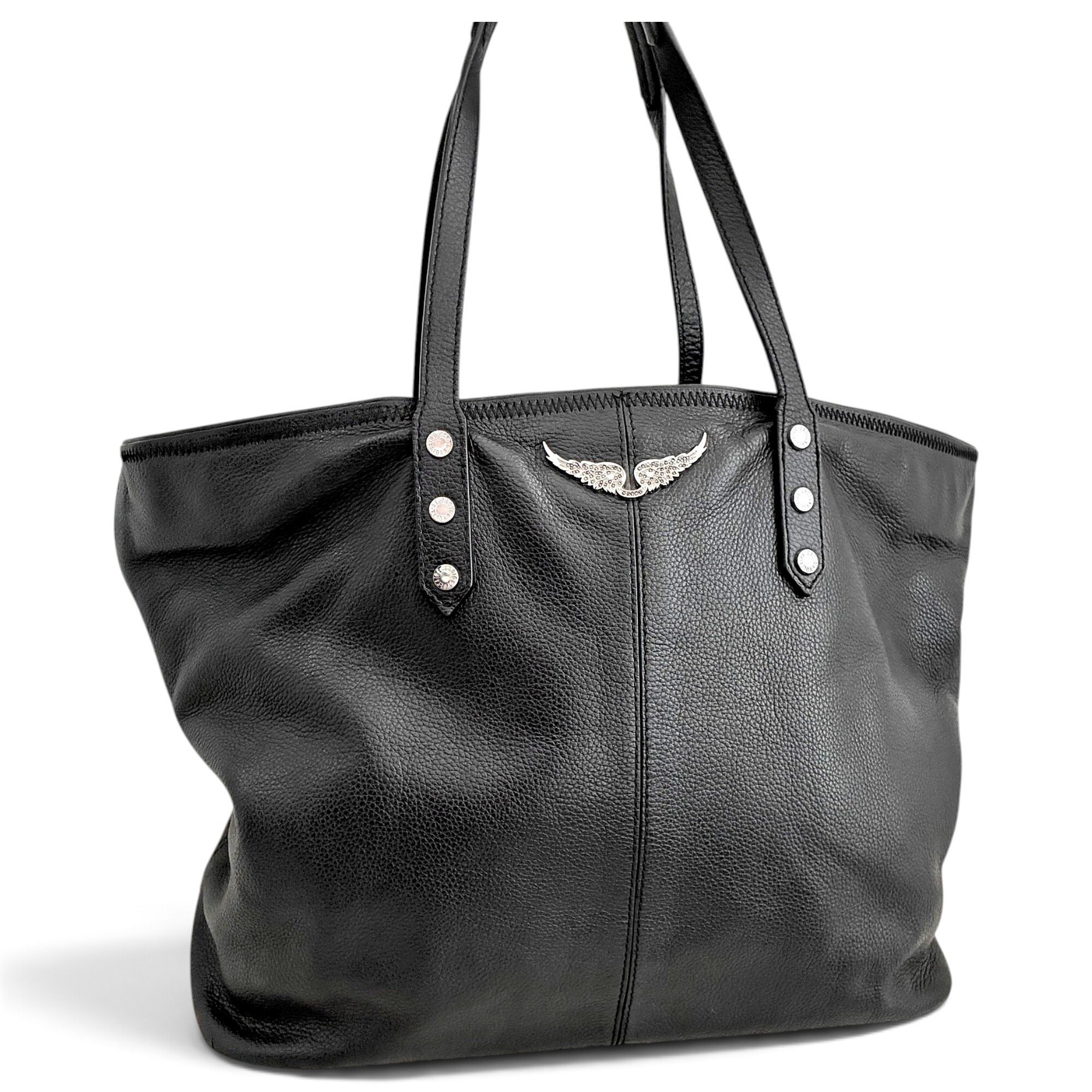 Rock leather crossbody bag