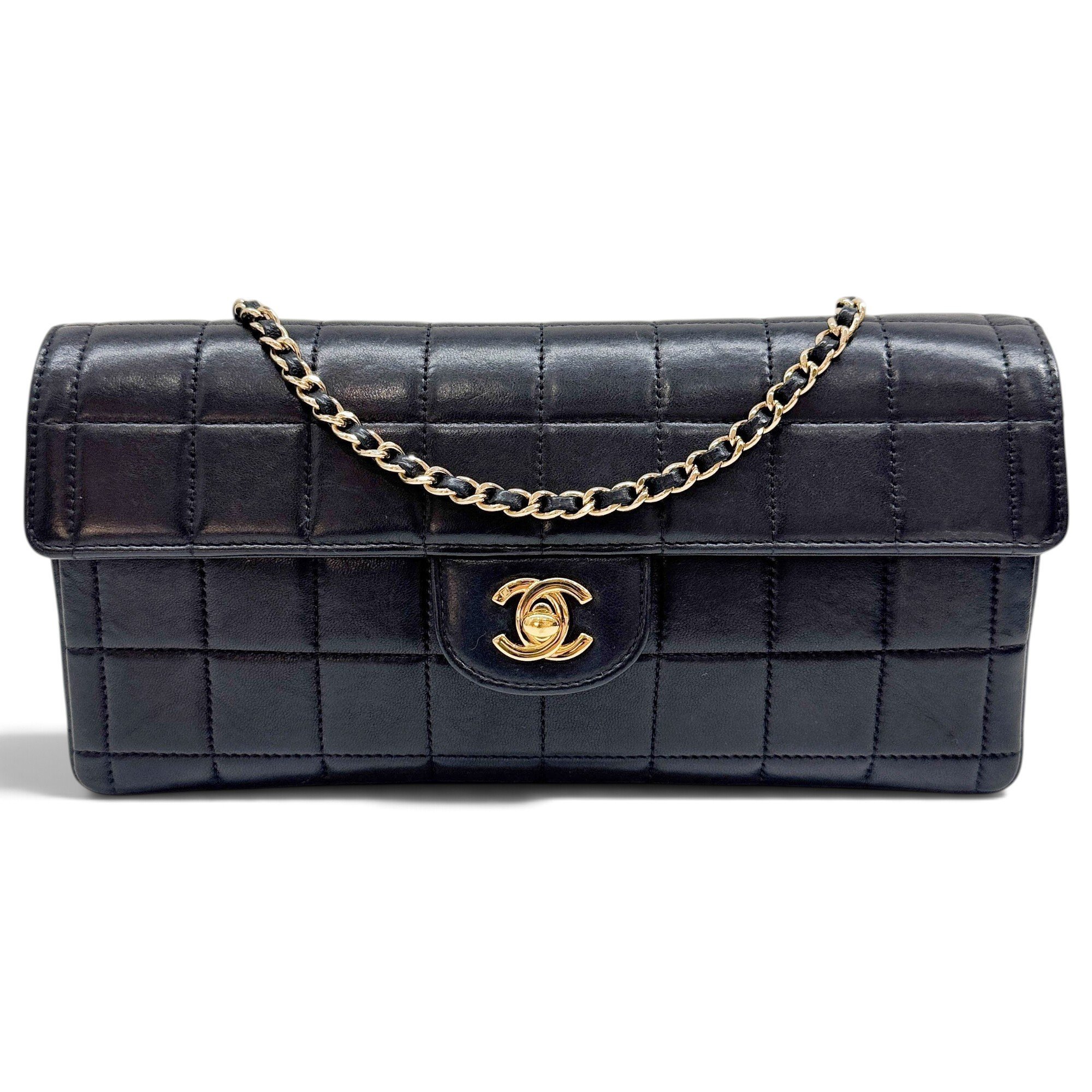 East West Chocolate Bar leather handbag