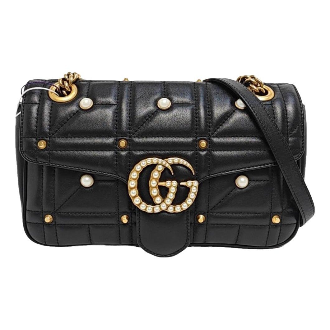 GG Marmont Flap leather crossbody bag