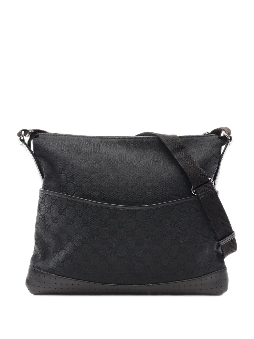 2000s GG canvas shoulder bag