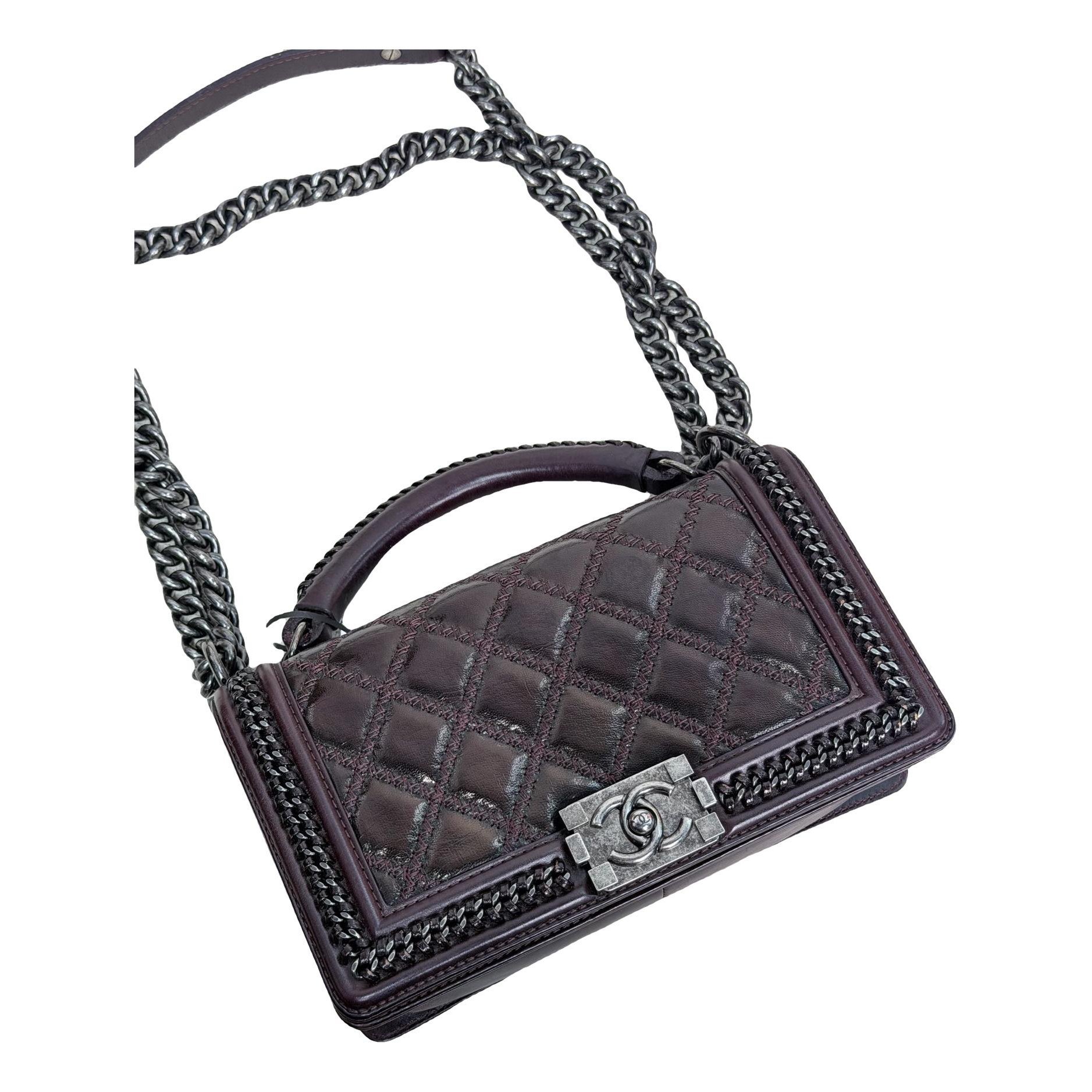 Boy leather handbag