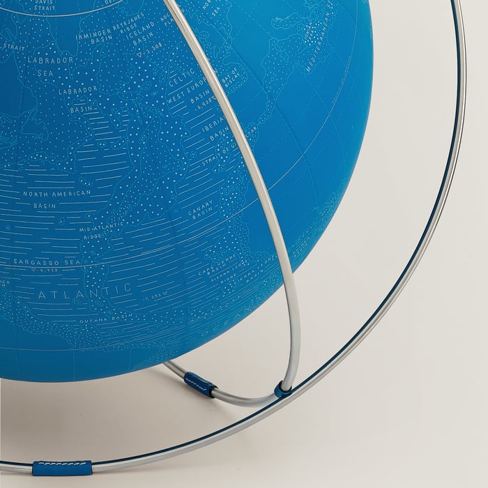Bleu Hydra Nereus 24 Submarine Relief Globe