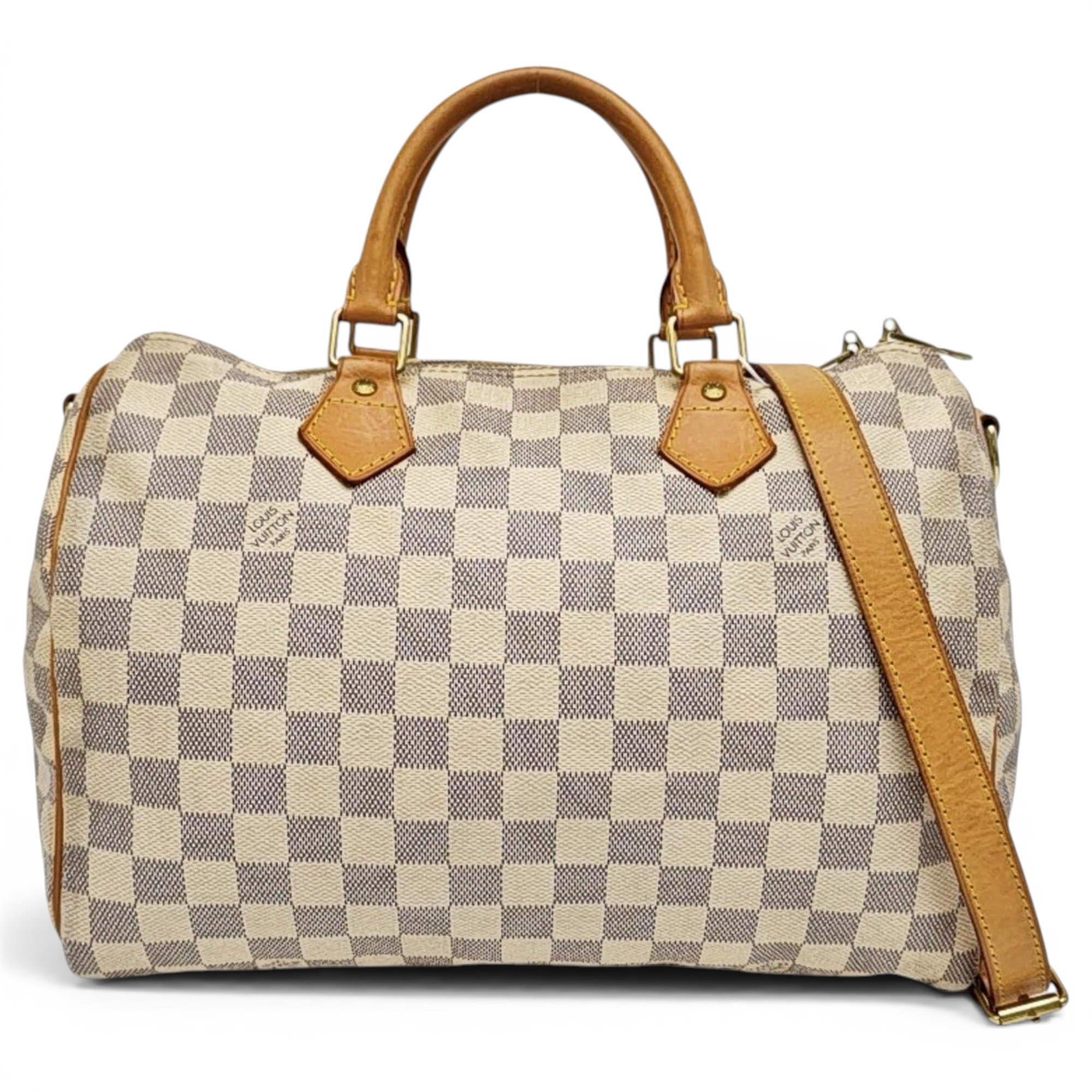 Nano Speedy / Mini HL leather handbag