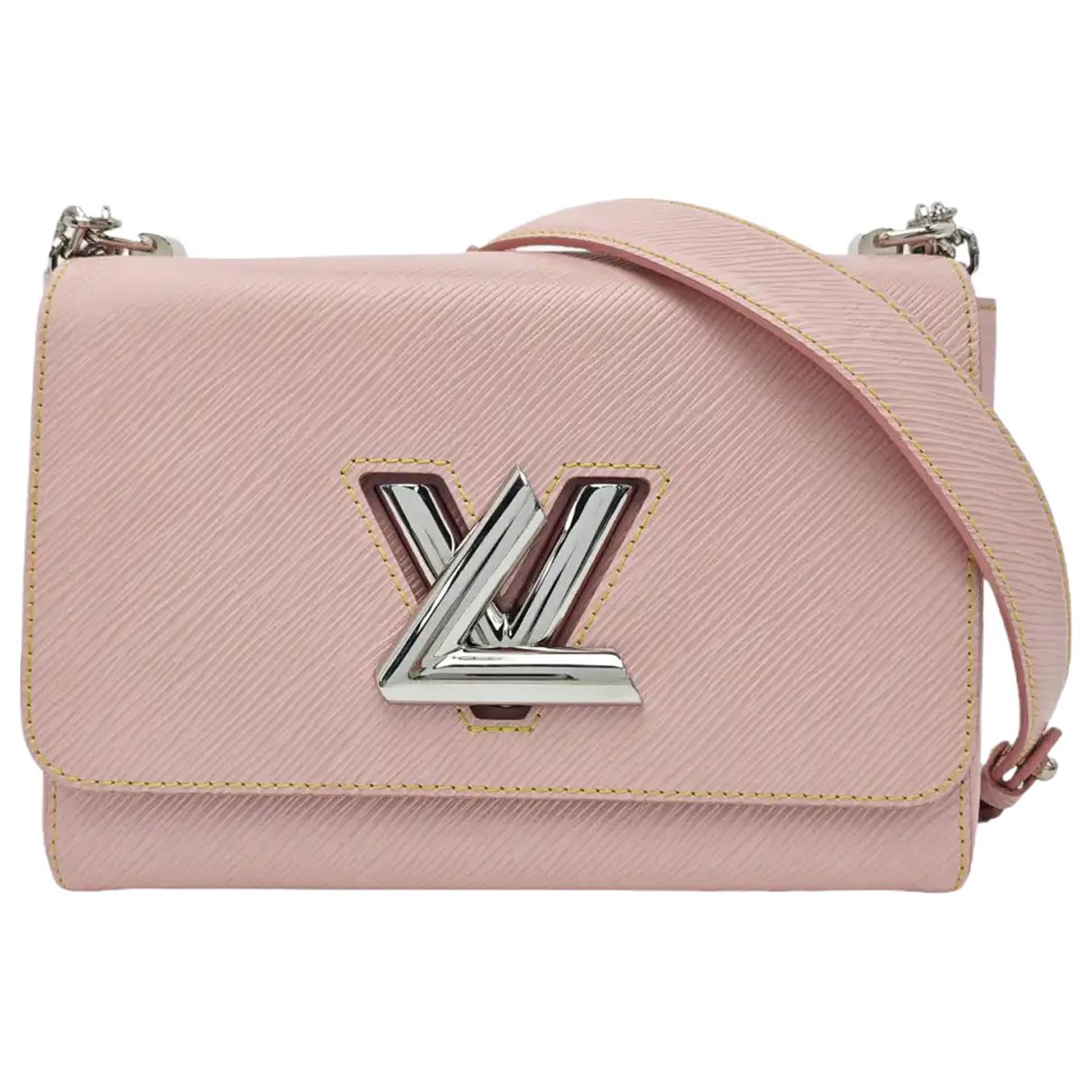 Twist leather handbag