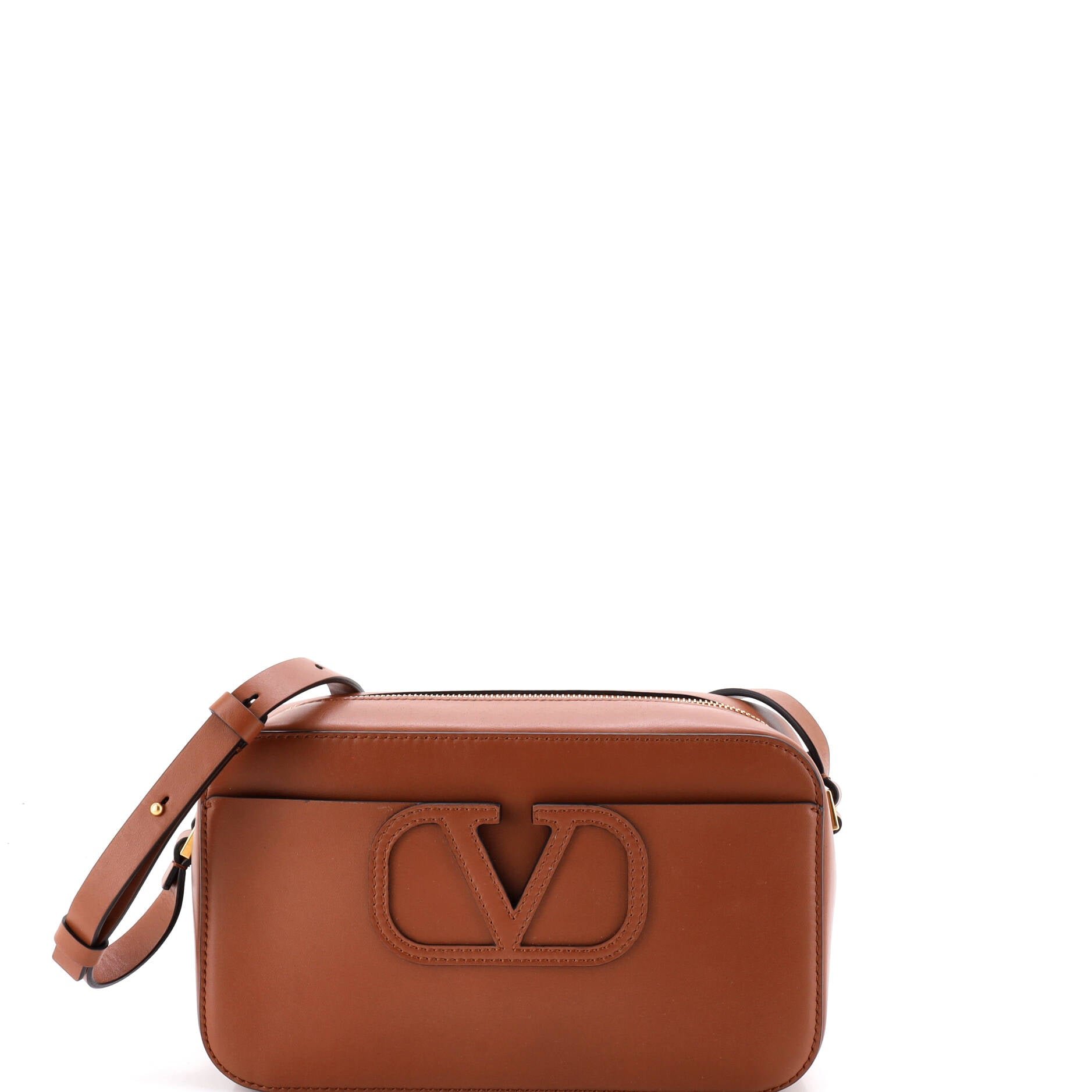 VLogo Camera Bag Leather Small