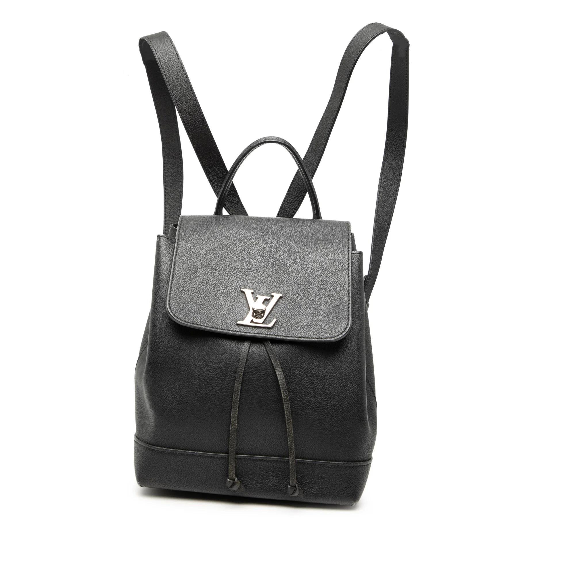 Lockme leather backpack