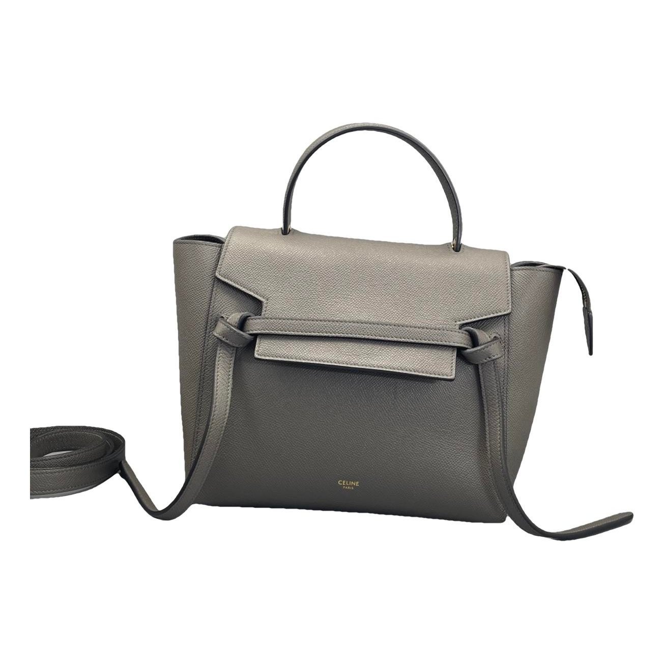 Belt leather handbag