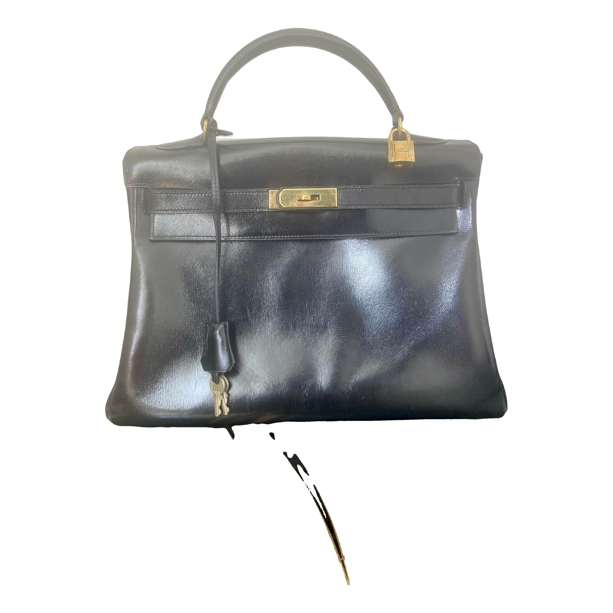 Kelly 32 leather handbag