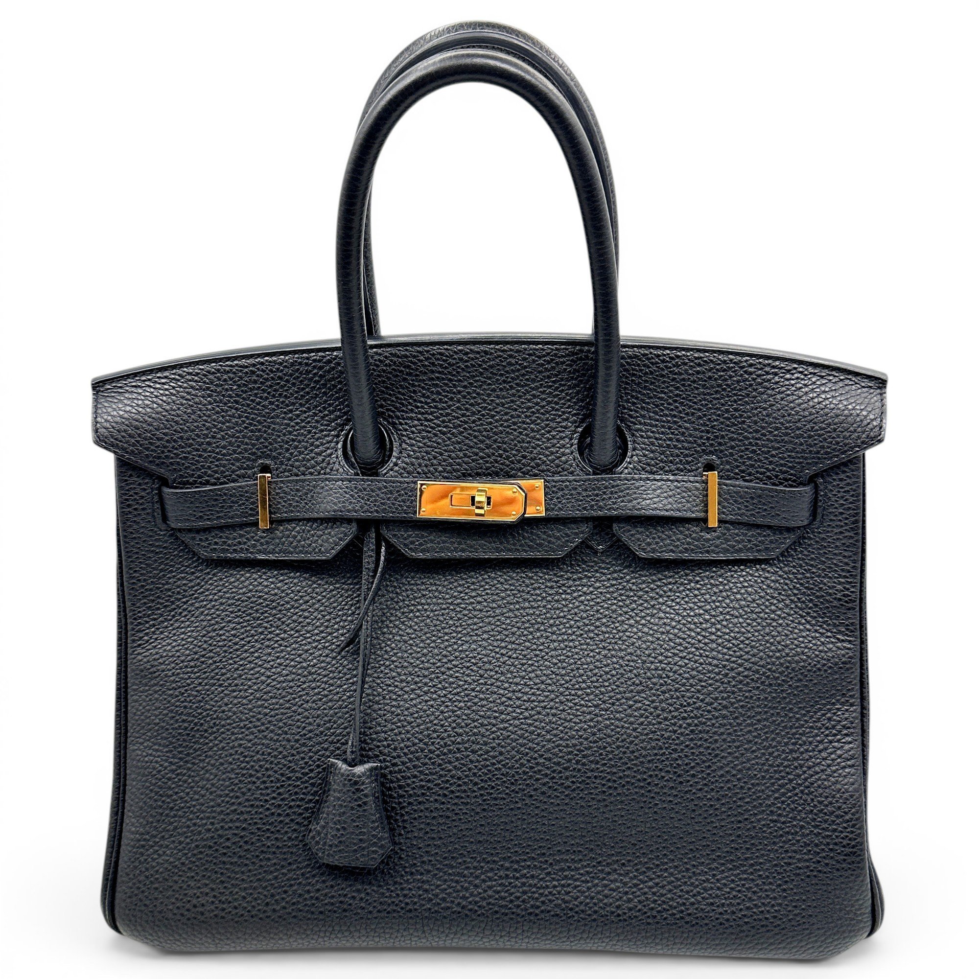 Birkin 35 leather handbag