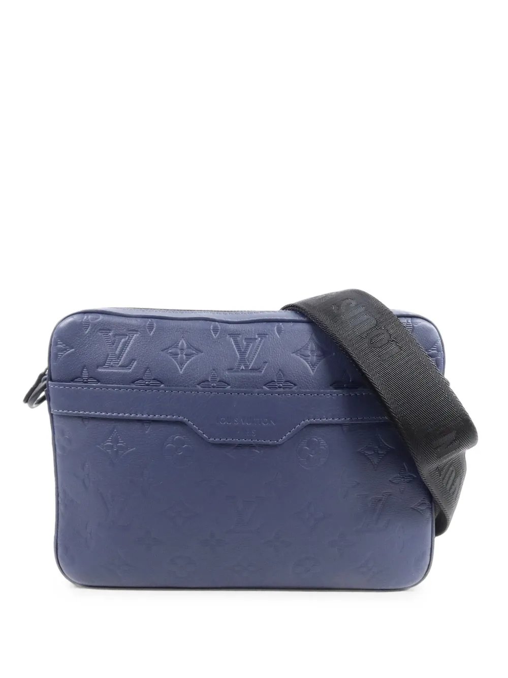 Trio Messenger logo-print shoulder bag