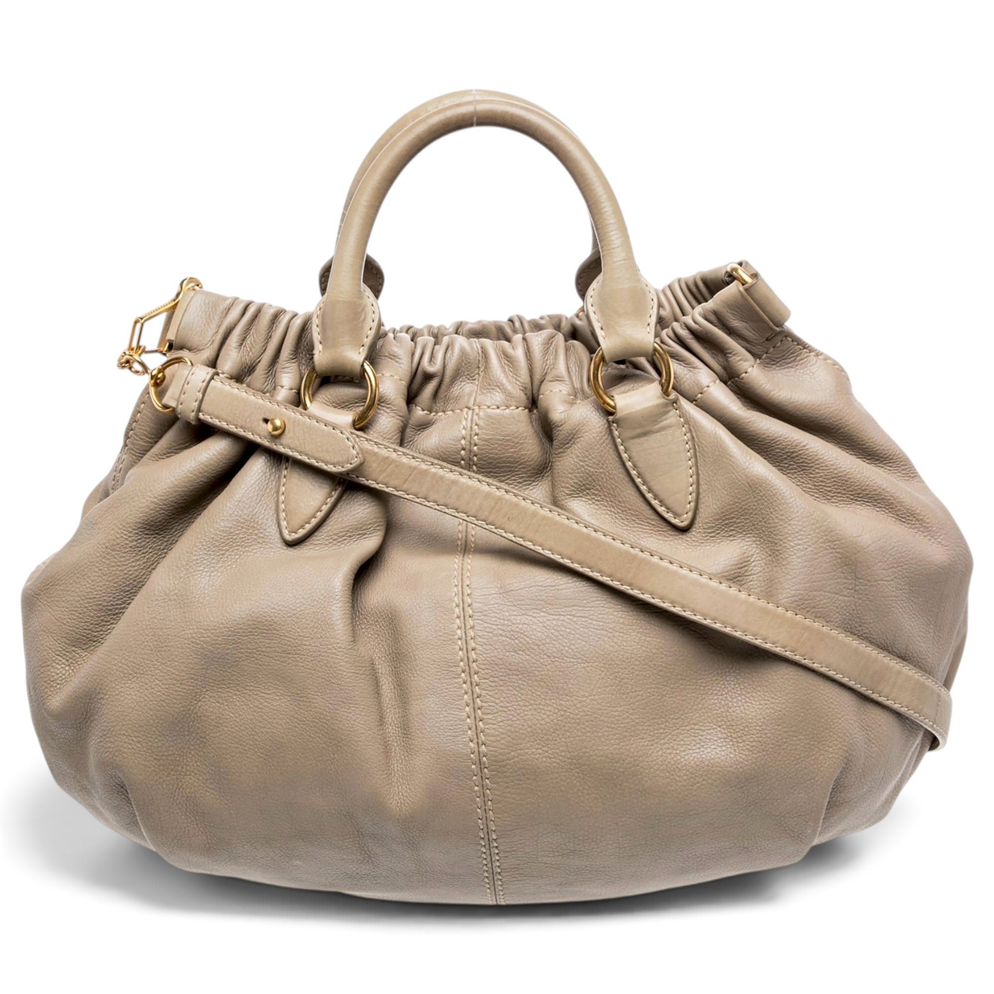 Vitello leather handbag