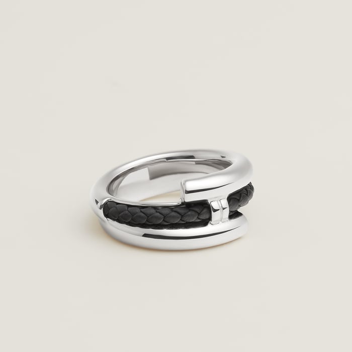 Noir Tournis Tresse Ring