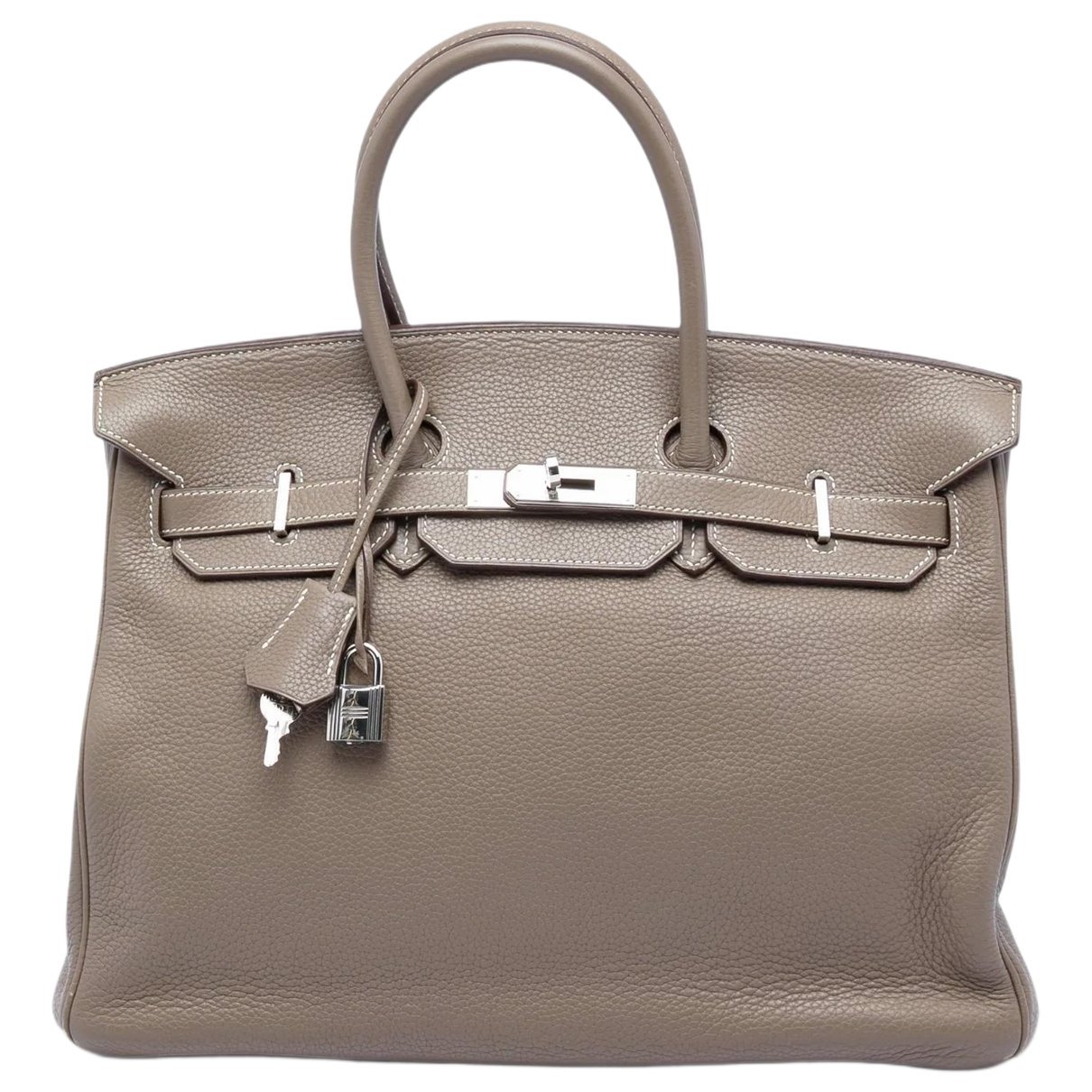 Birkin 35 leather handbag