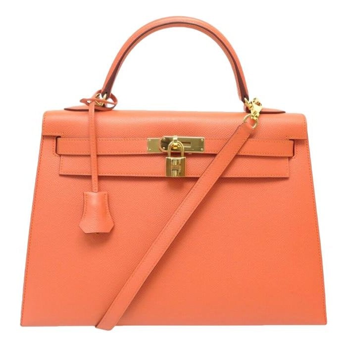 Kelly 32 leather handbag