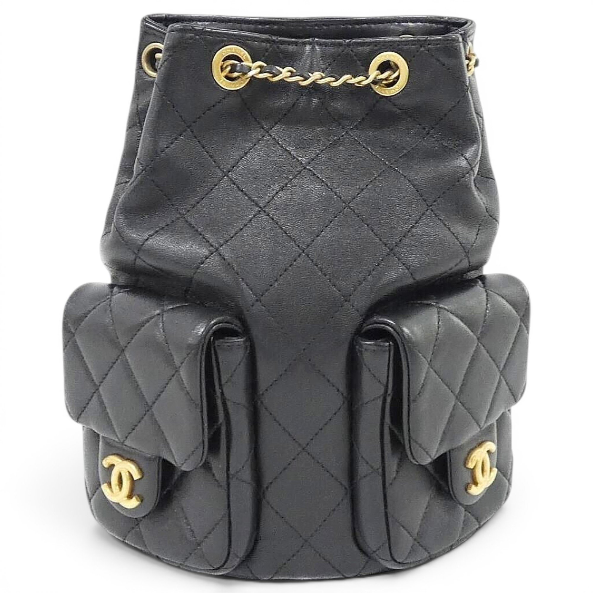 Leather backpack