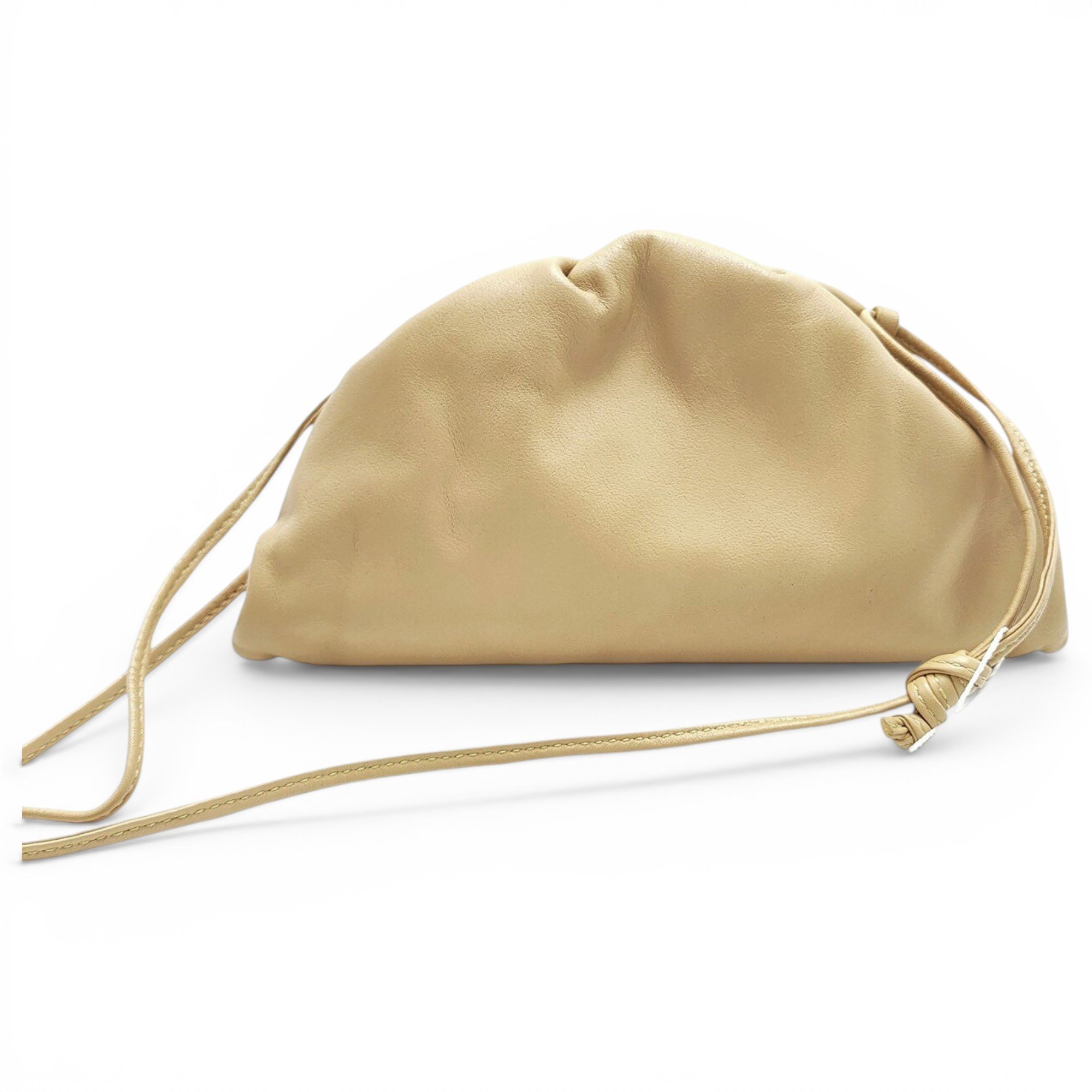 Pouch leather handbag