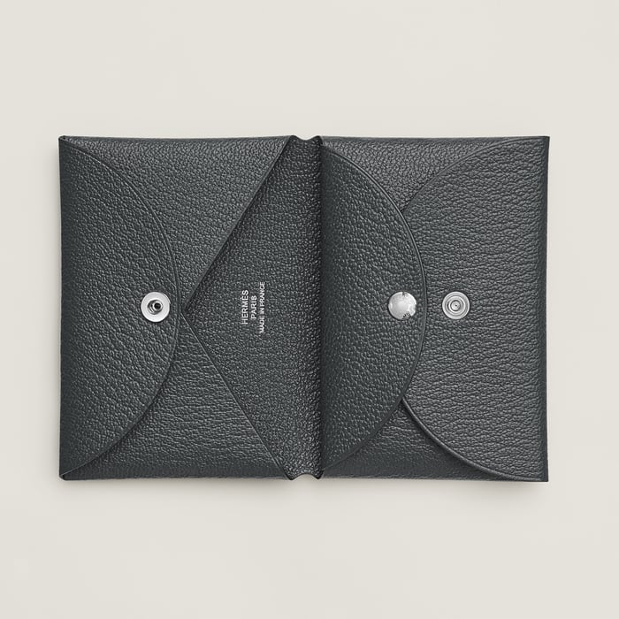 Gris Misty Calvi Duo Compact Card Holder