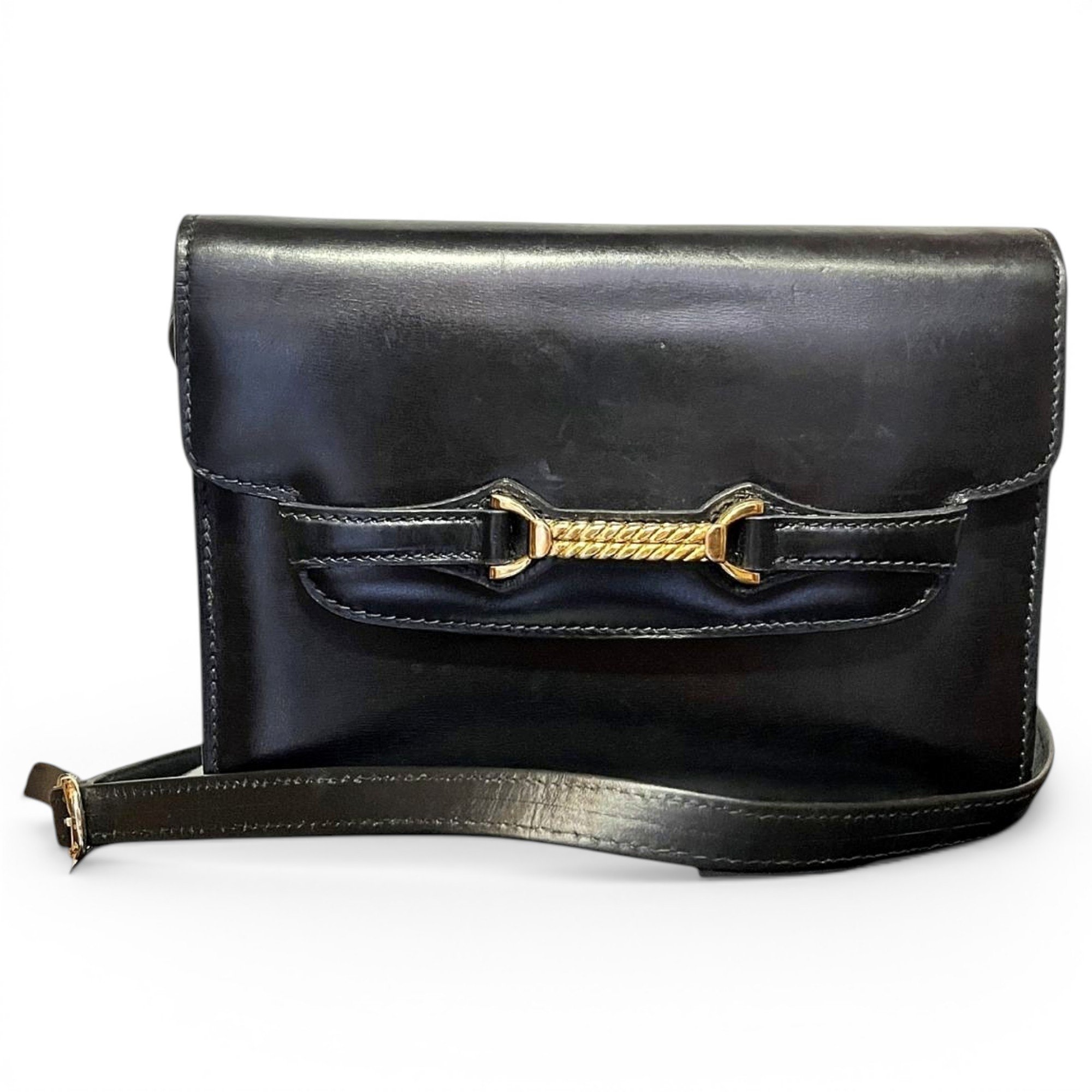 Leather crossbody bag